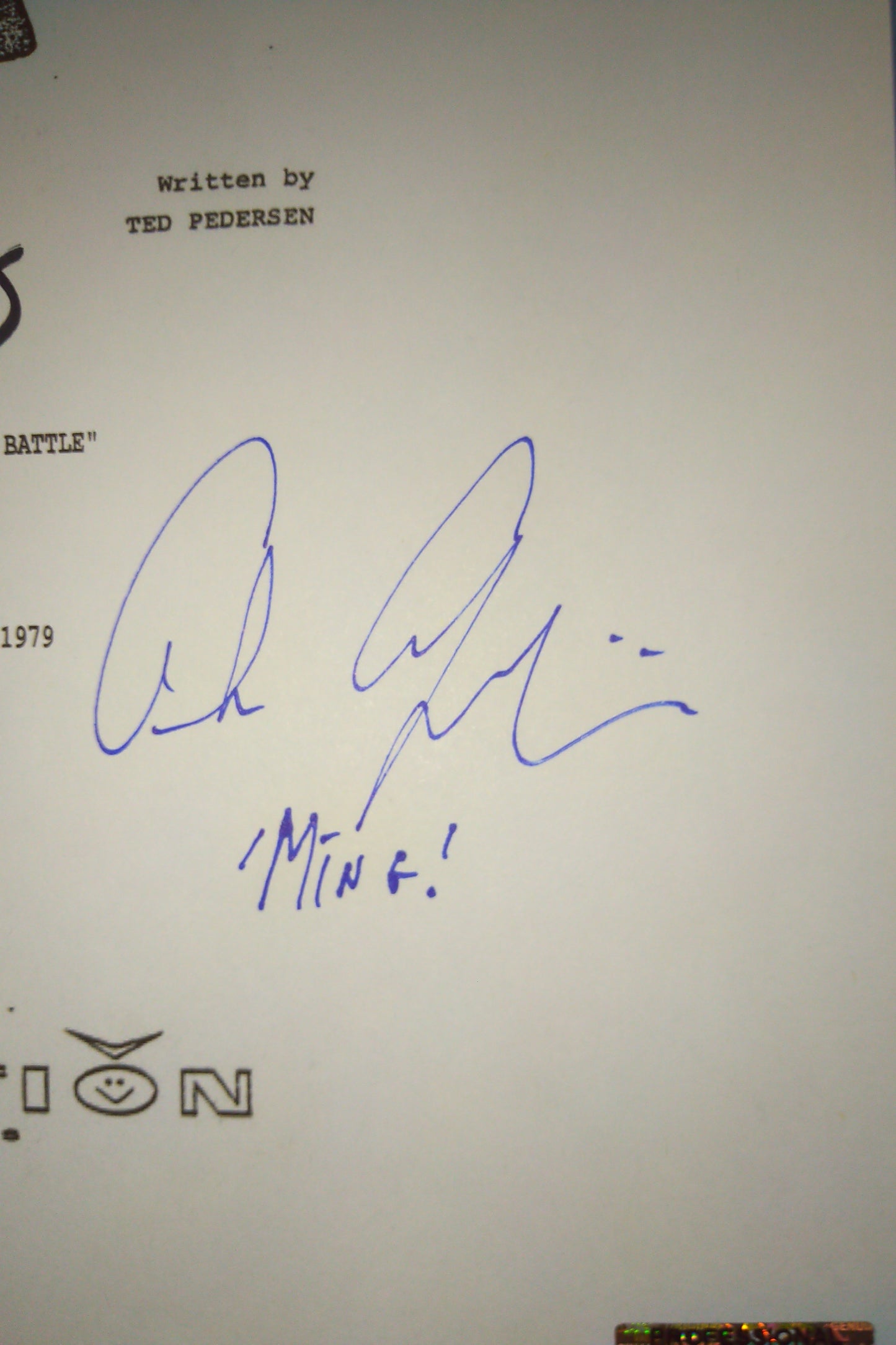 Flash Gordon 3x Cast Hand Signed Autograph Script COA