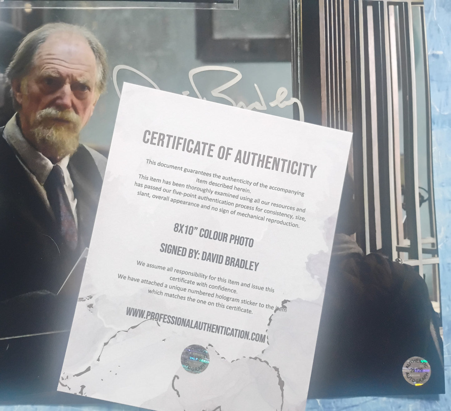 David Bradley Hand Signed Autograph 8x10 Photo COA The Strain