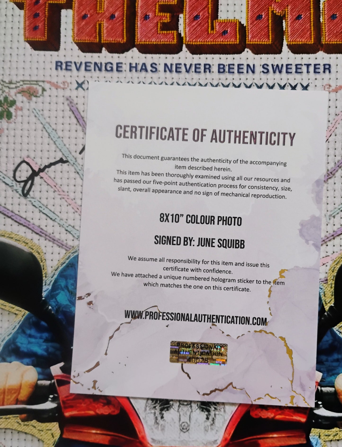 June Squibb Hand Signed Autograph 8x10 Photo COA