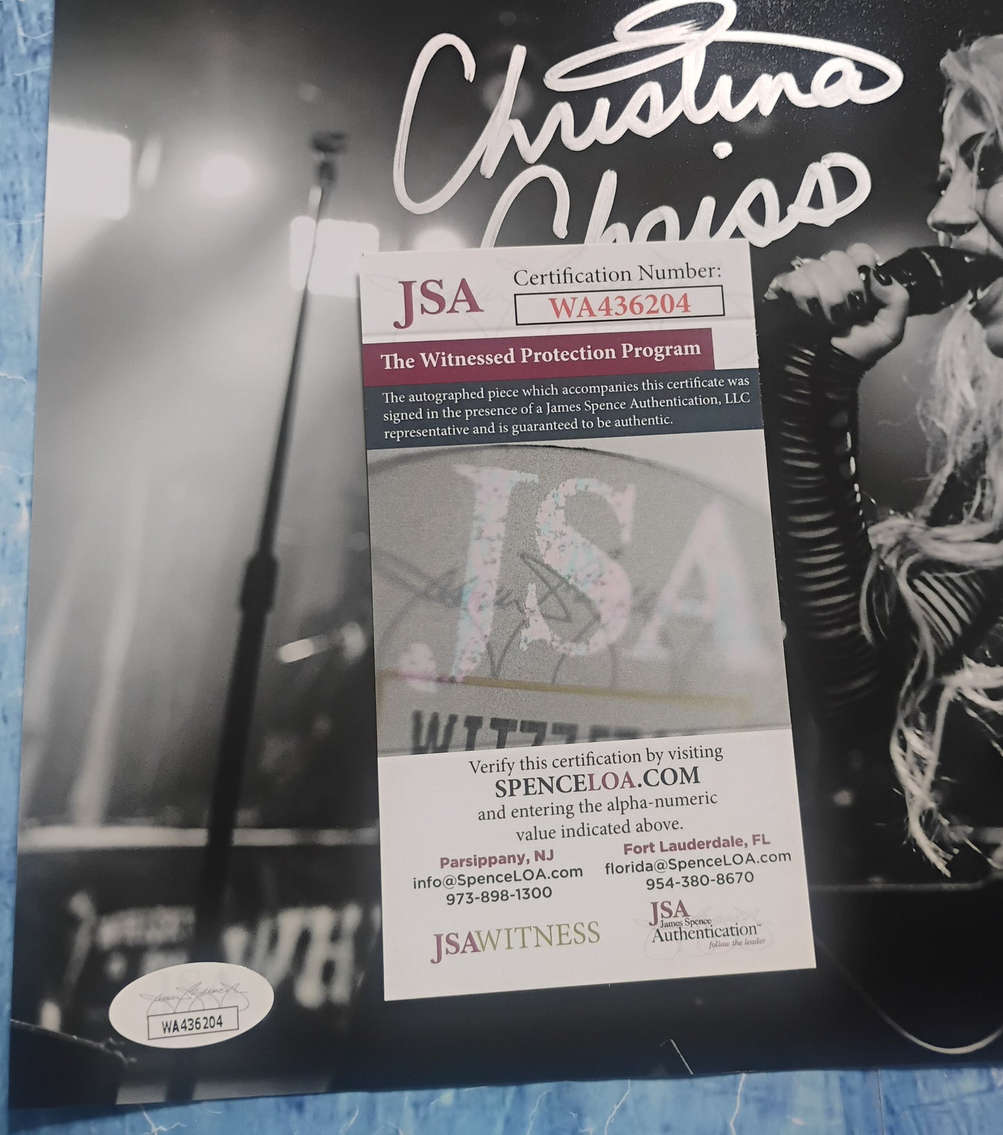Christina Chriss Hand Signed Autograph 8x10 Photo JSA COA Kaleido