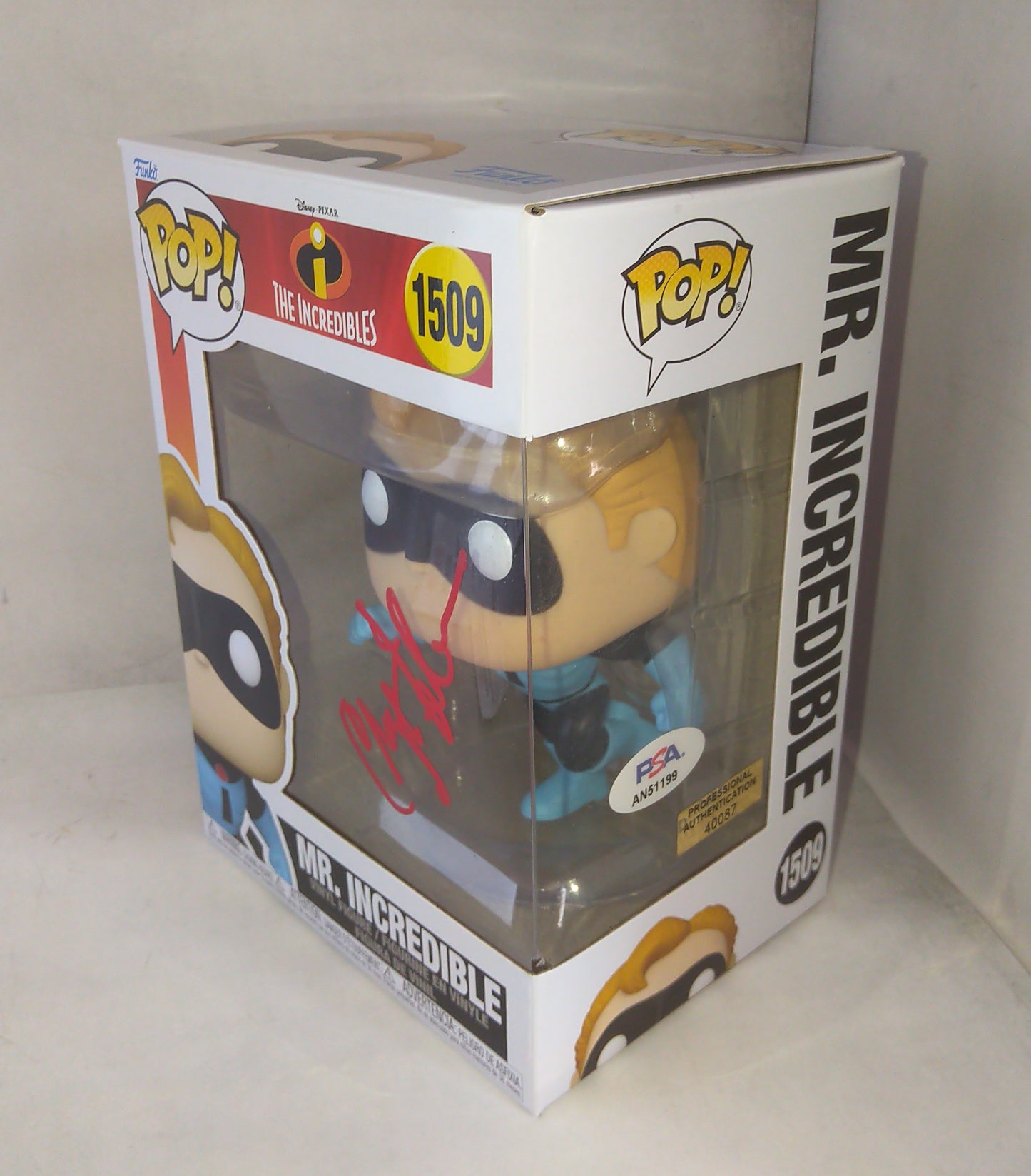 Craig T Nelson Hand Signed Autograph Mr Incredible Funko Pop COA + PSA
