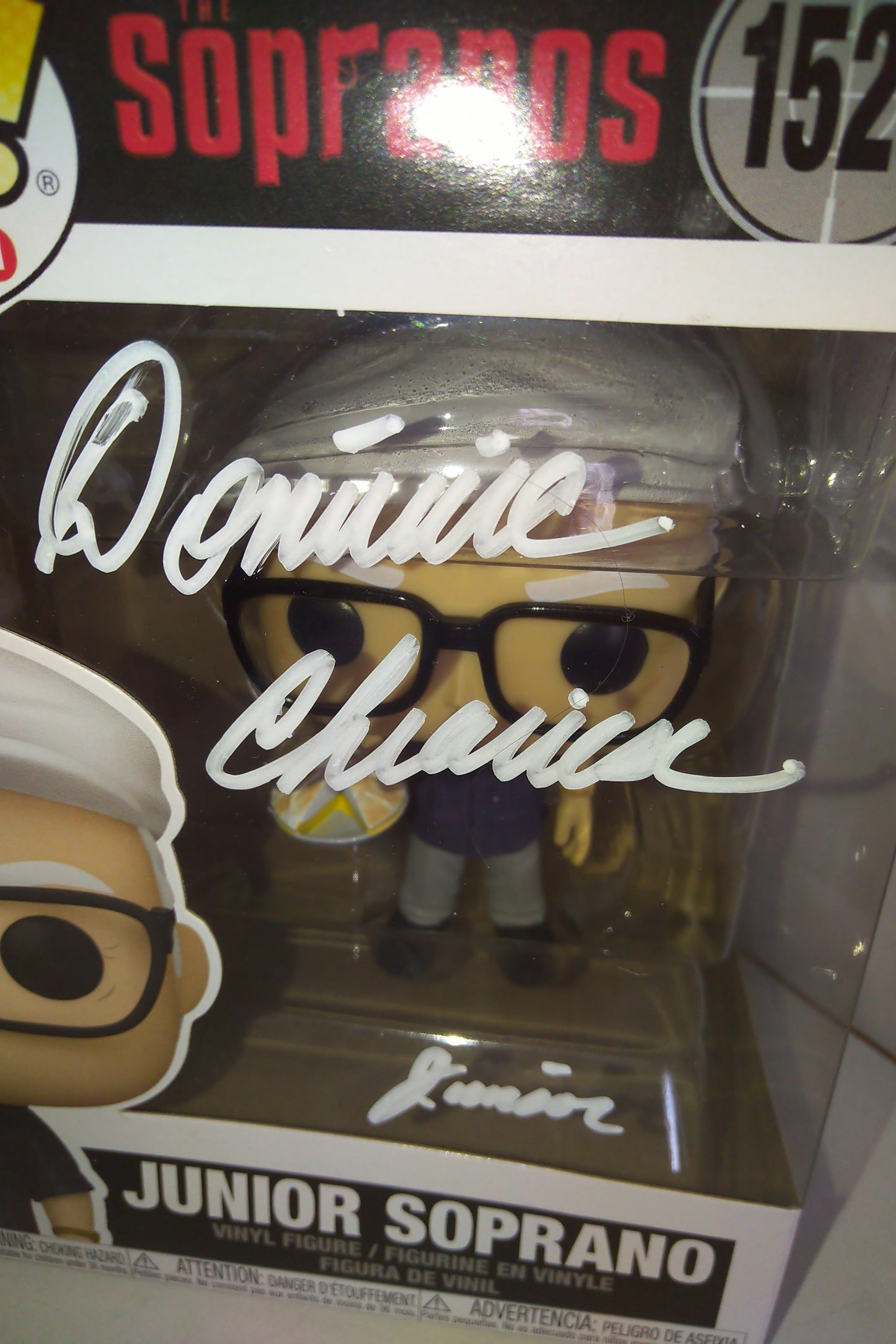 Dominic Chinese Hand Signed Autograph Sopranos Funko Pop COA