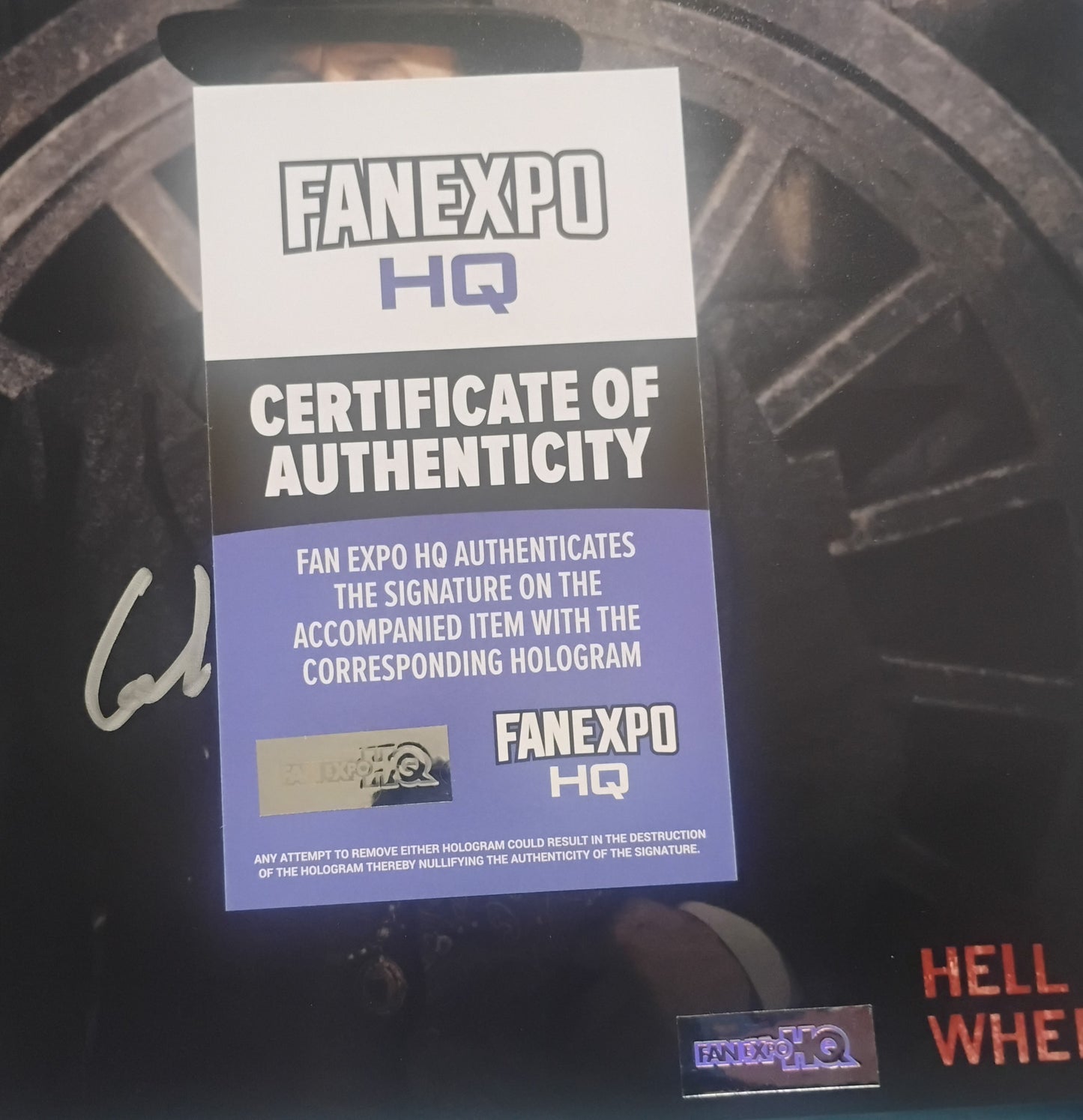 Colm Meaney Hand Signed Autograph 8x10 Photo COA Hell On Wheels