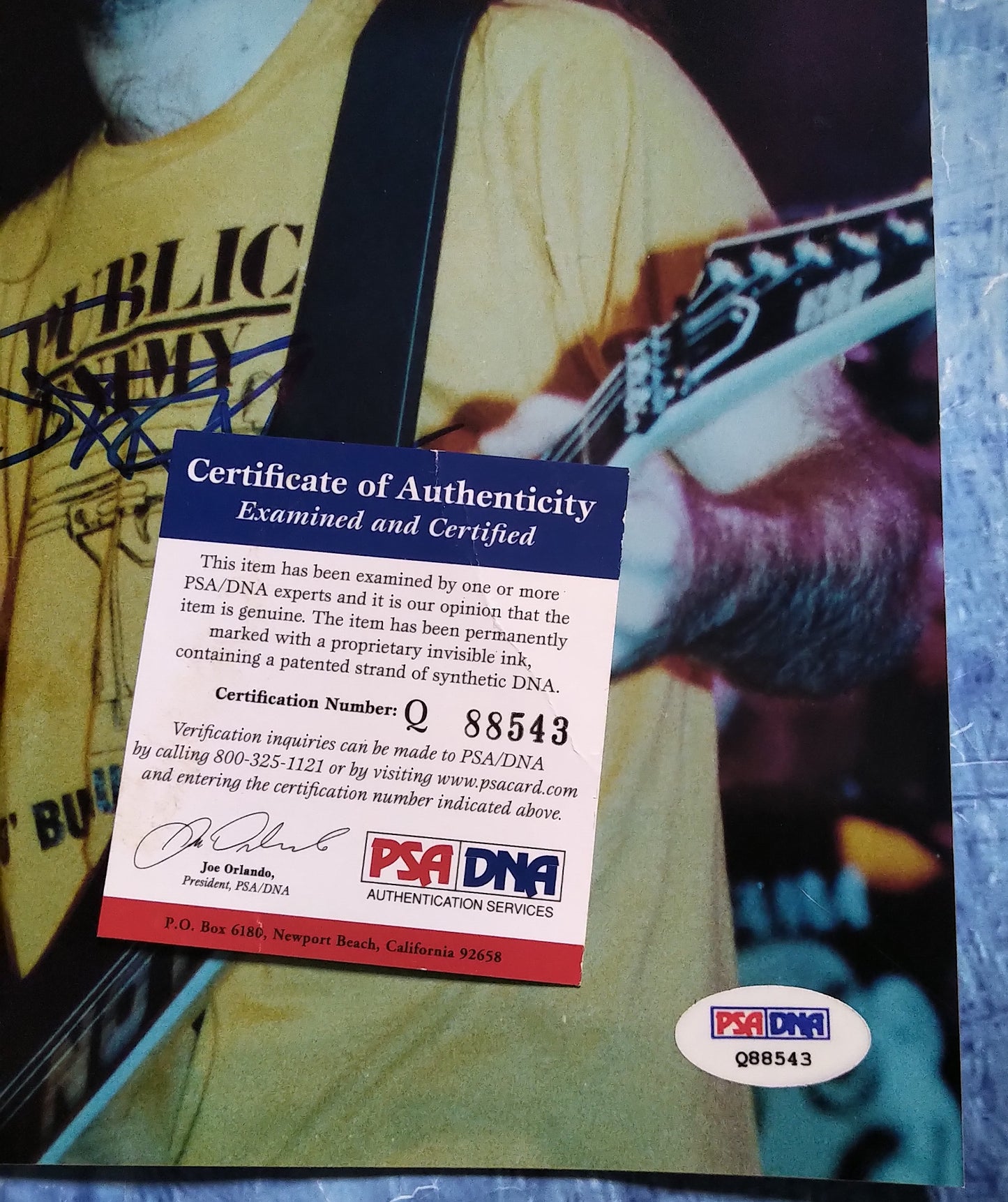 Scott Ian Hand Signed Autograph 8x10 Photo PSA COA Anthrax