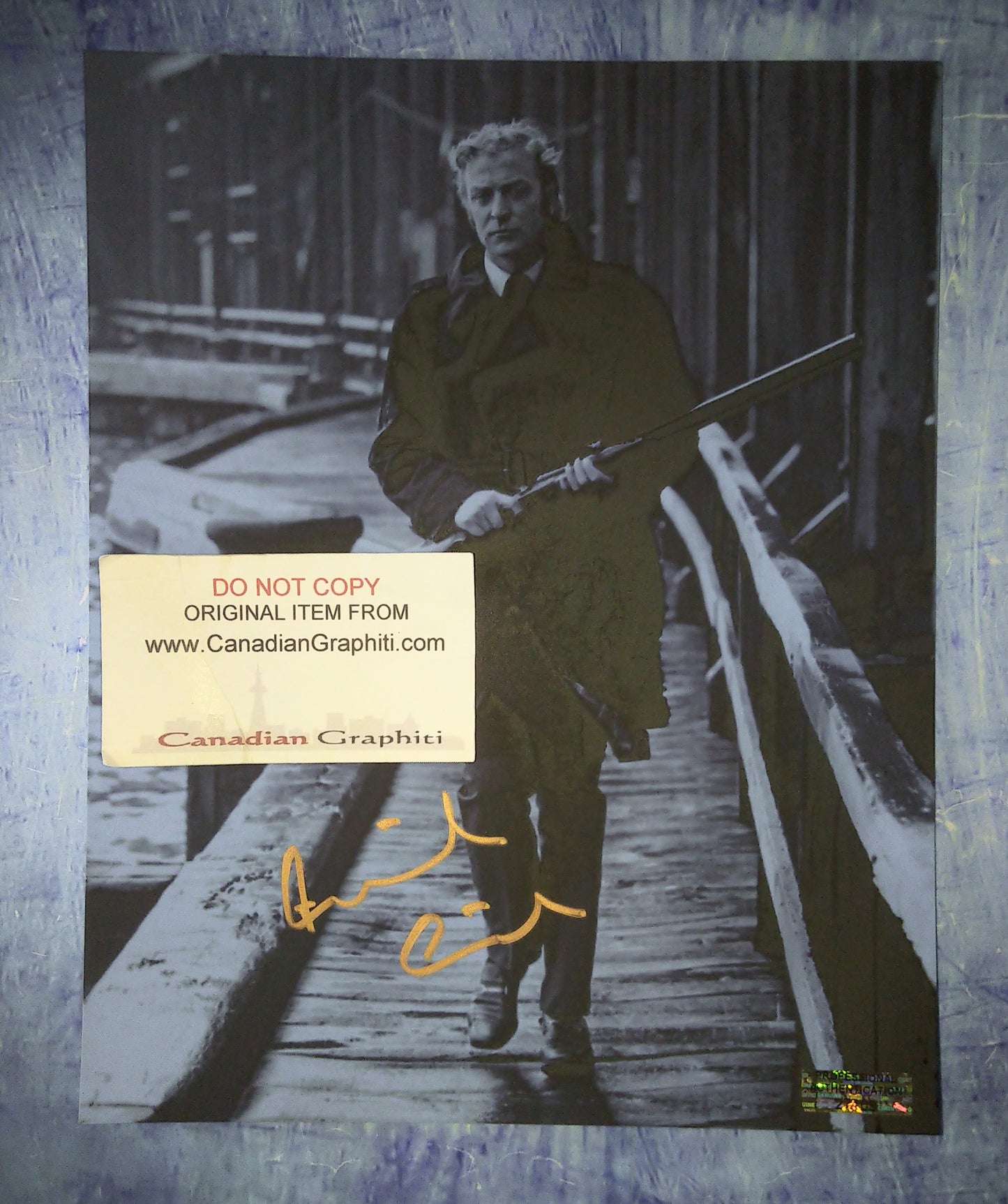 Michael Caine Hand Signed Autograph 8x10 Photo COA Get Carter