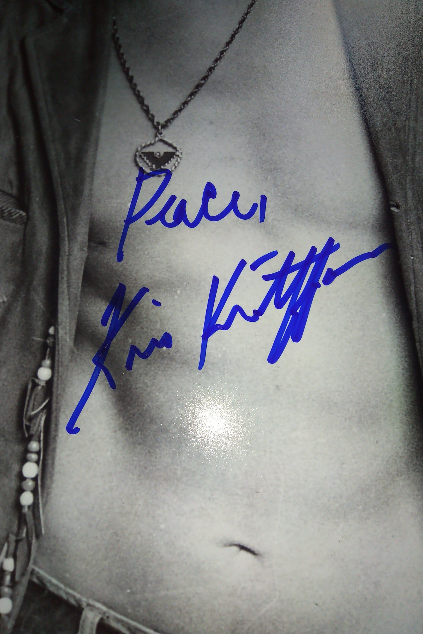 Kris Kristofferson Hand Signed Autograph 11x14 Photo COA