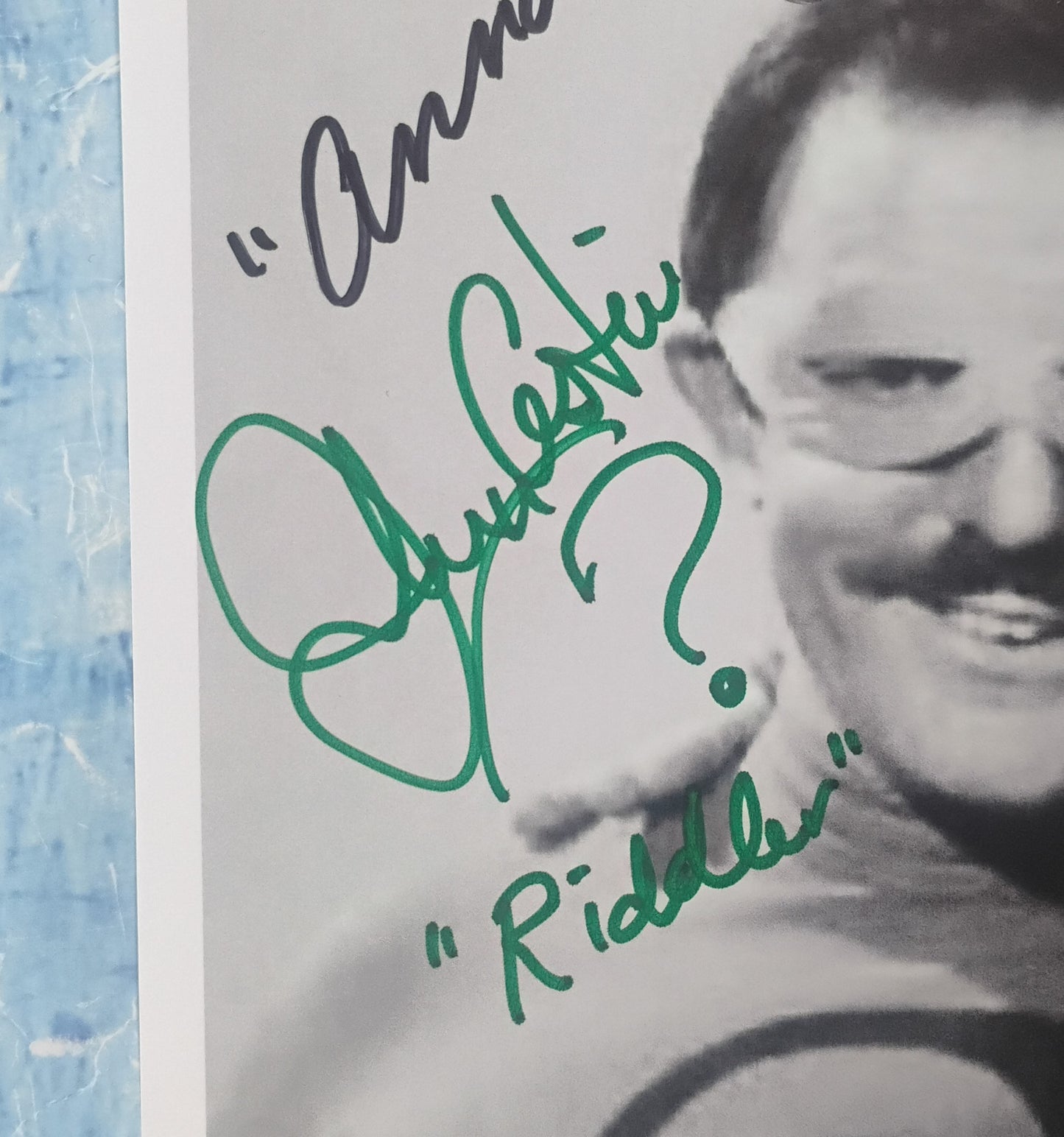John Astin & Deanna Lund Hand Signed Autograph Photo COA Batman