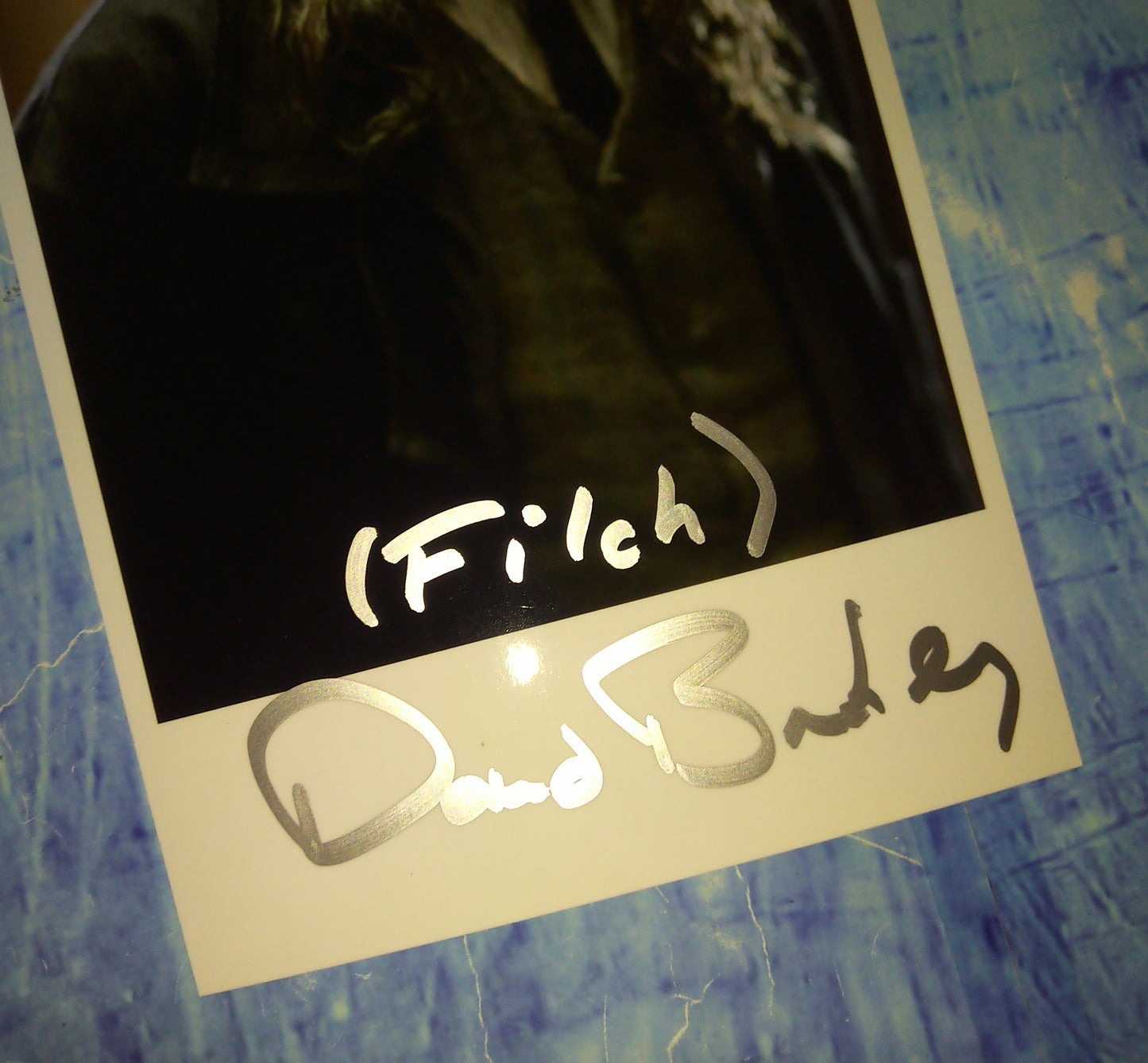 David Bradley Hand Signed Autograph Photo COA Harry Potter