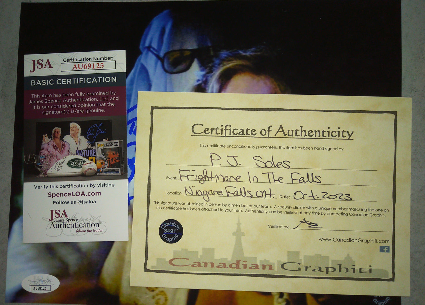 PJ Soles Hand Signed Autograph 8x10 Photo COA + JSA Halloween