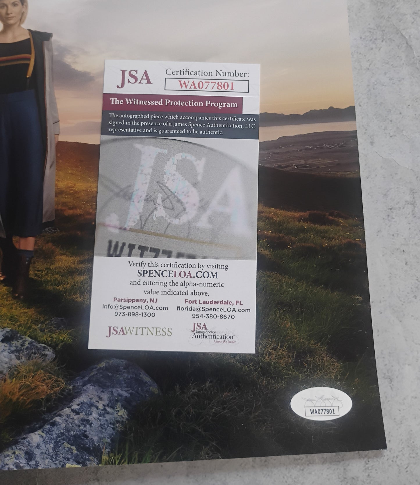 Jodie Whittaker Hand Signed Autograph 11x14 Photo JSA COA Doctor Who