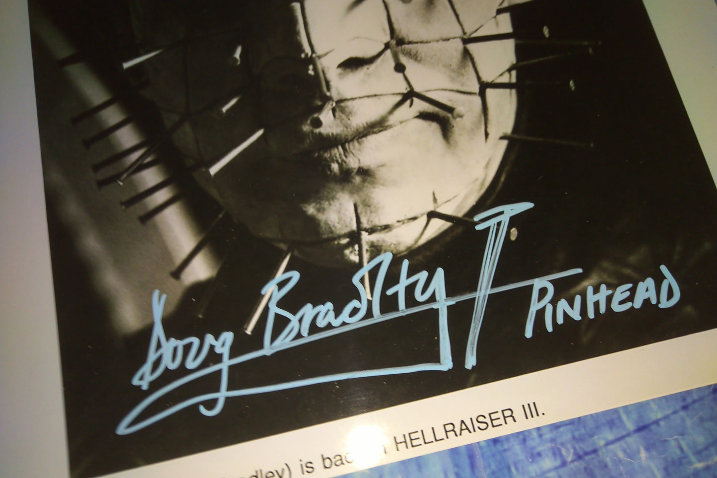 Doug Bradley Hand Signed Autograph 8x10 Photo COA Hellraiser