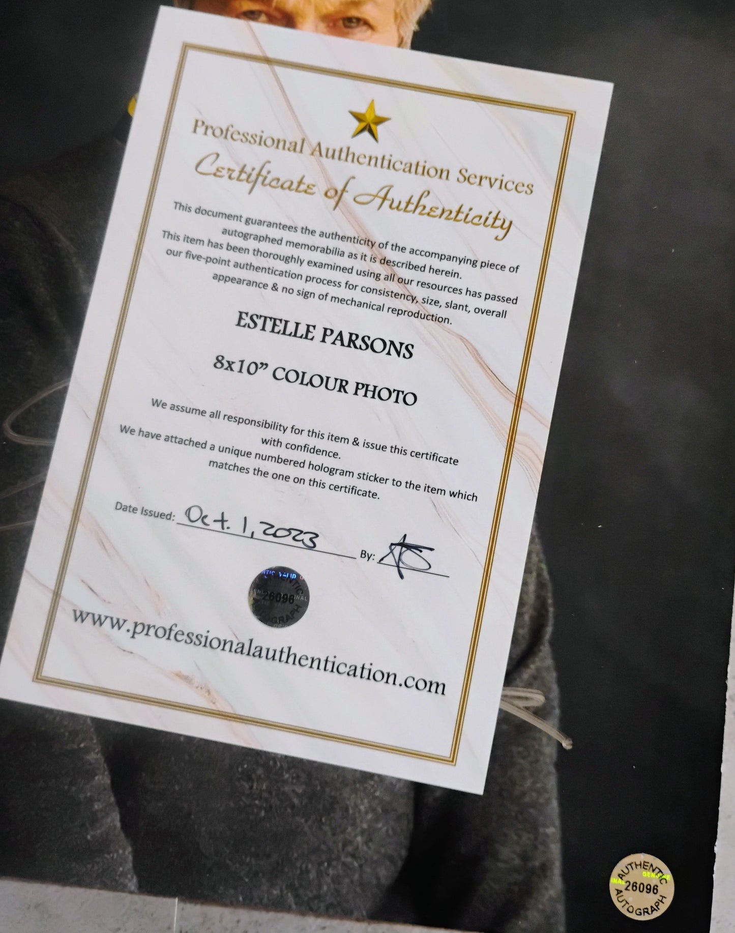 Estelle Parsons Hand Signed Autograph 8x10 Photo COA Roseanne