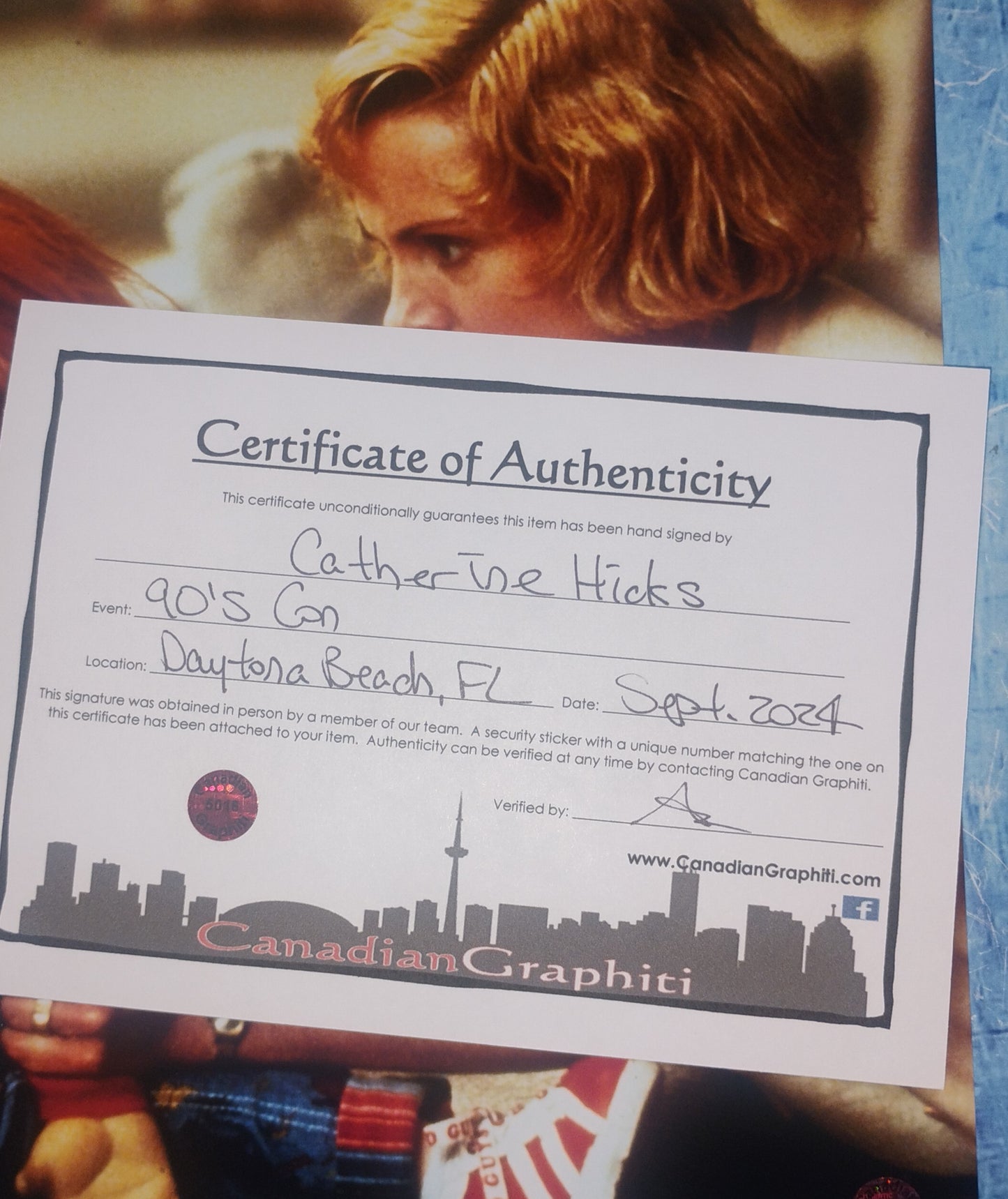 Catherine Hicks Hand Signed Autograph 8x10 Photo COA Child's Play