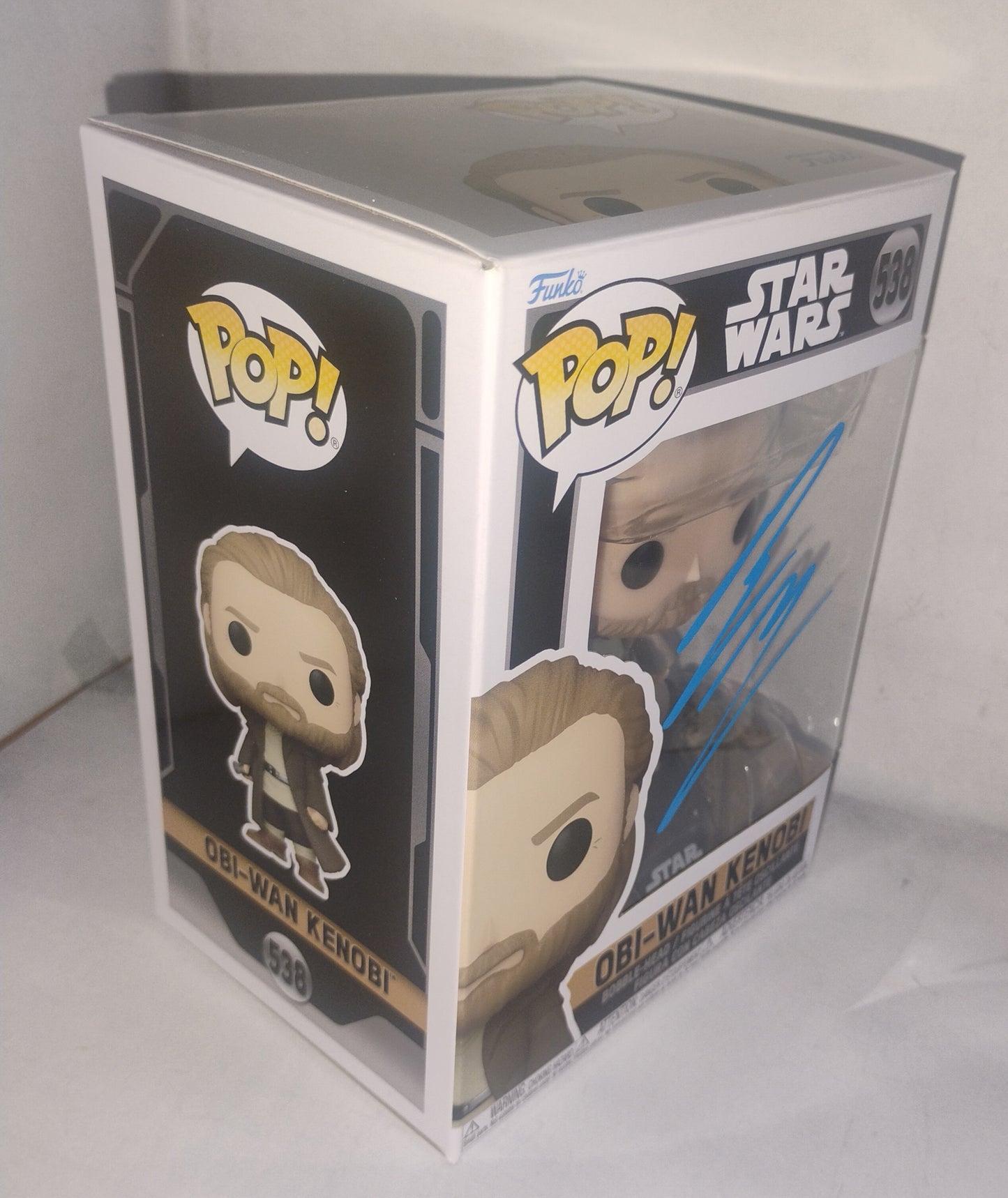 Ewan McGregor Hand Signed Autograph Obi-wan Kenobi Funko Pop COA Star Wars