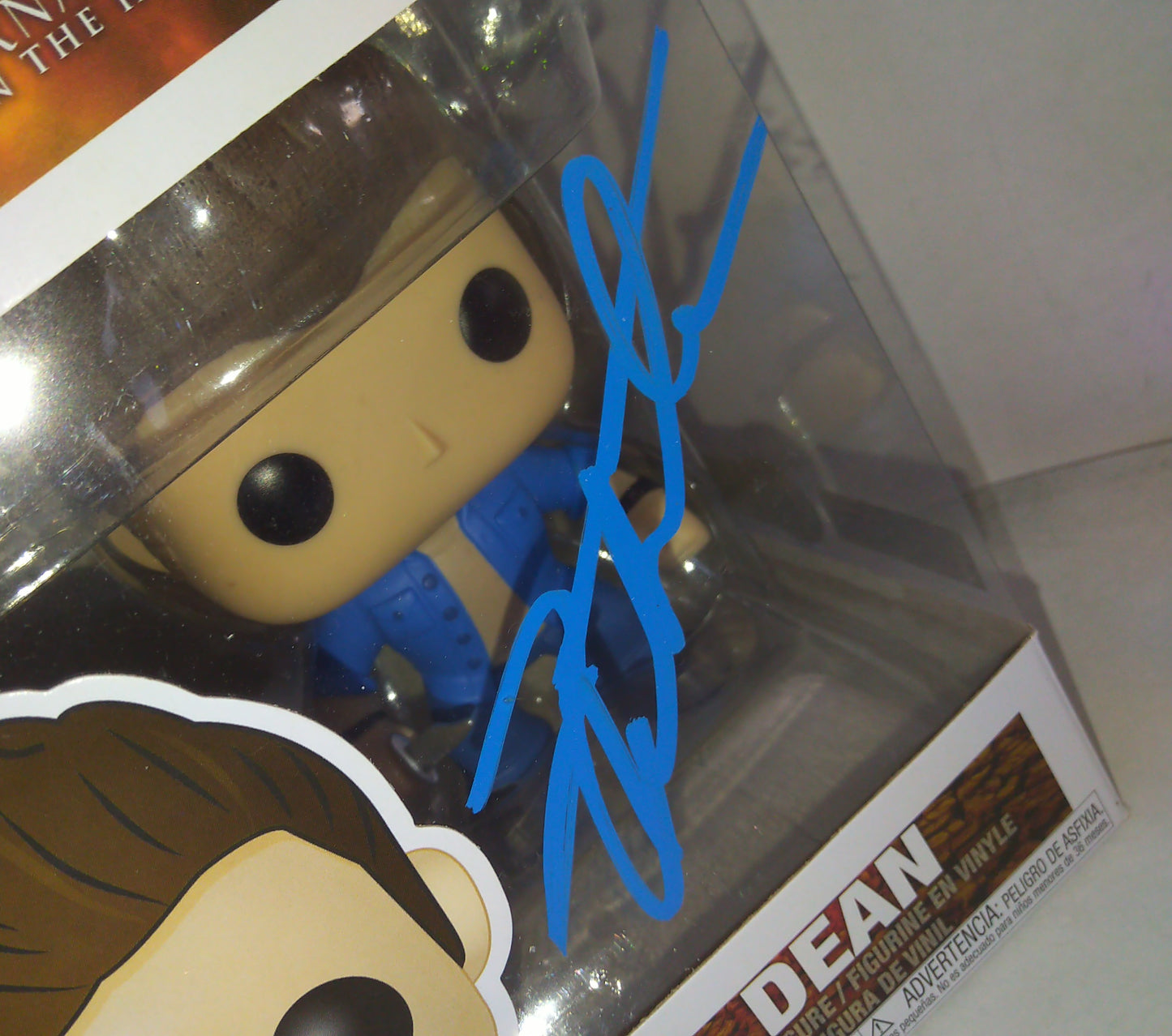 Jensen Ackles Hand Signed Autograph Supernatural Funko Pop COA + BAS