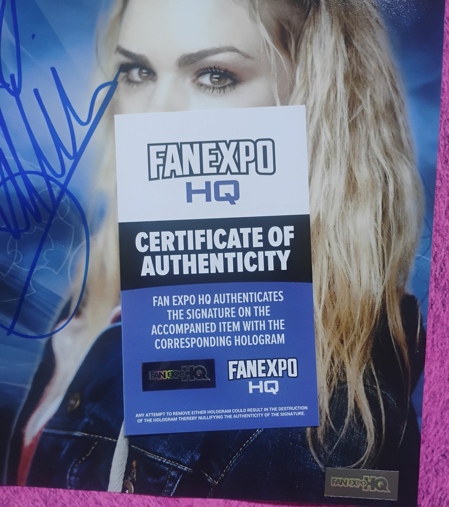 Billie Piper Hand Signed Autograph 8x10 Photo COA Doctor Who