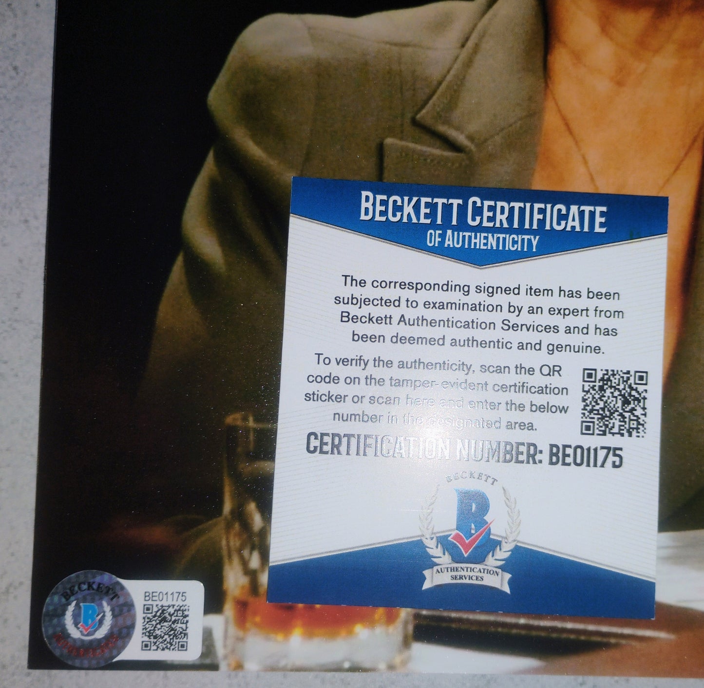 Judi Dench Hand Signed Autograph 8x10 Photo BAS COA