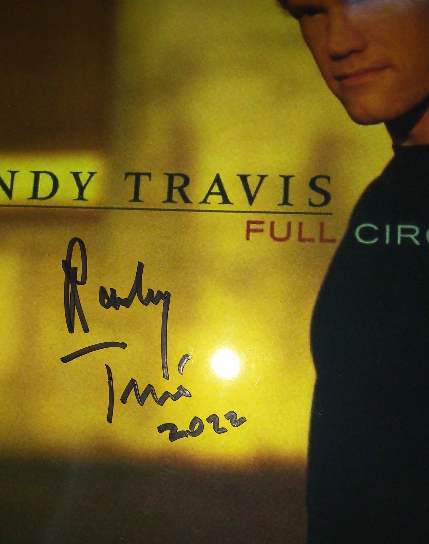 Randy Travis Hand Signed Autograph 12x12 Photo COA