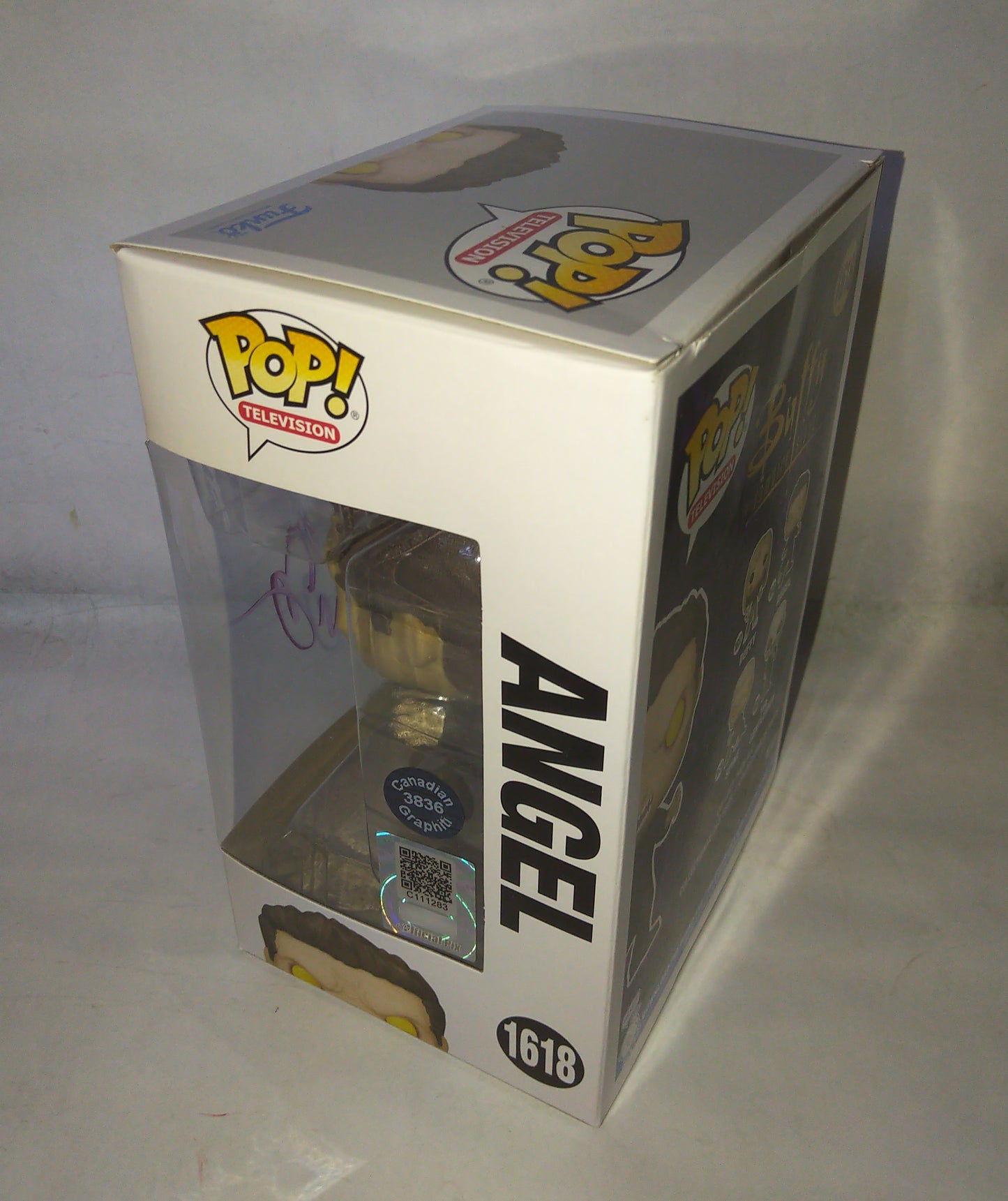 David Boreanaz Hand Signed Autograph Angel Funko Pop COA + OPix Buffy The Vampire Slayer