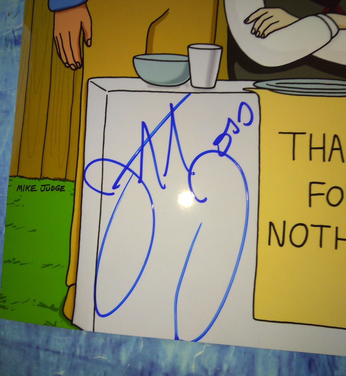 Mike Judge & Jonathan Joss Hand Signed Autograph 8x10 Photo COA King Of The Hill