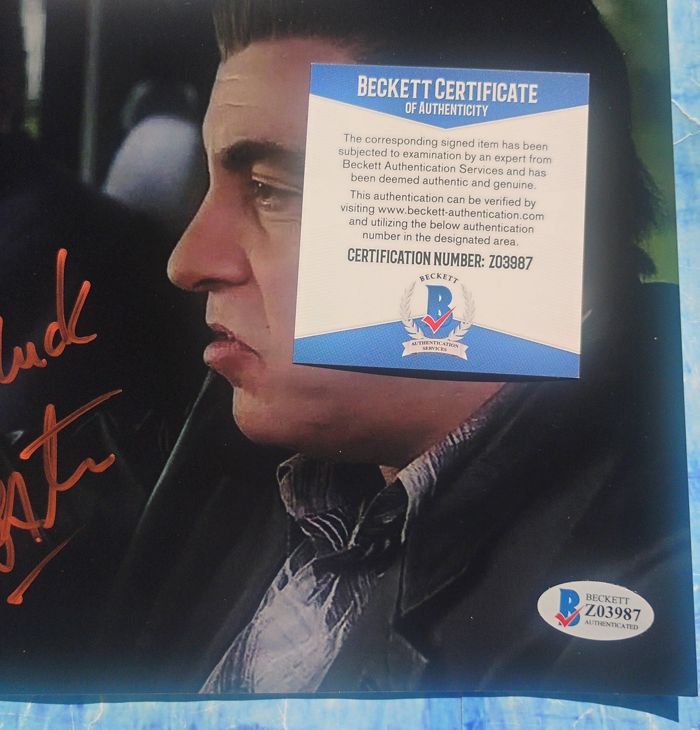 Vincent Pastore Hand Signed Autograph 8x10 Photo BAS COA The Sopranos