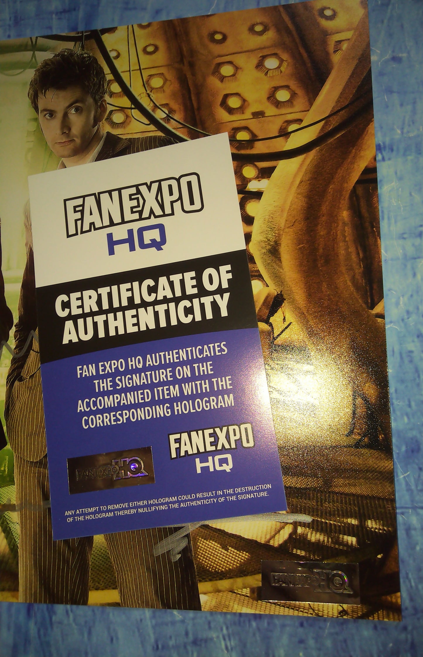 David Tennant & Catherine Tate Hand Signed Autograph 8x10 Photo COA Doctor Who