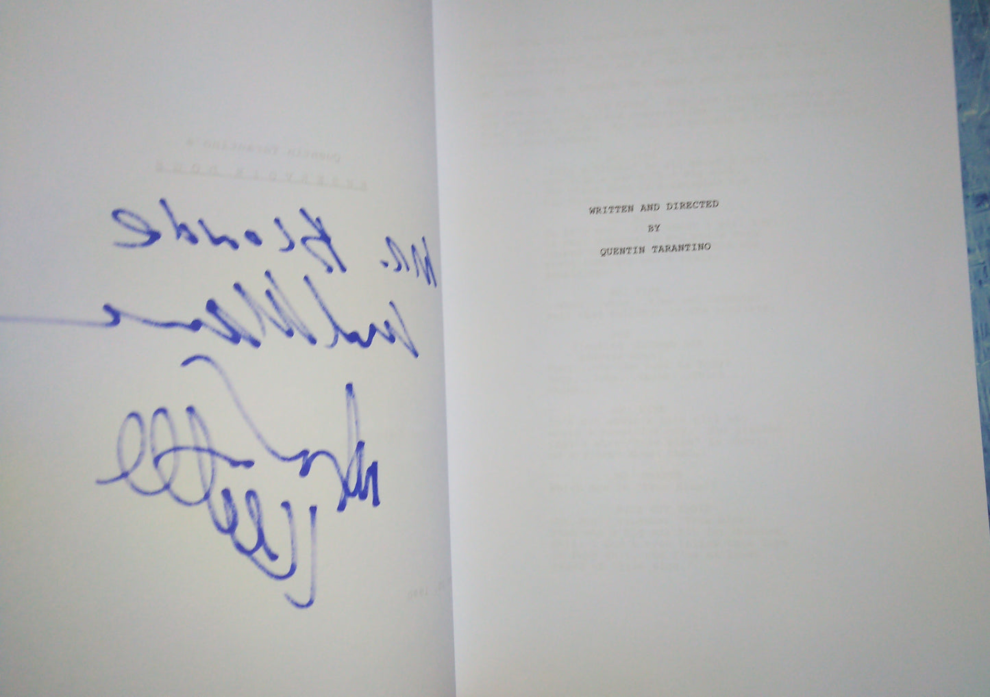 Harvey Keitel & Michael Madsen Hand Signed Autograph Reservoir Dogs Script COA