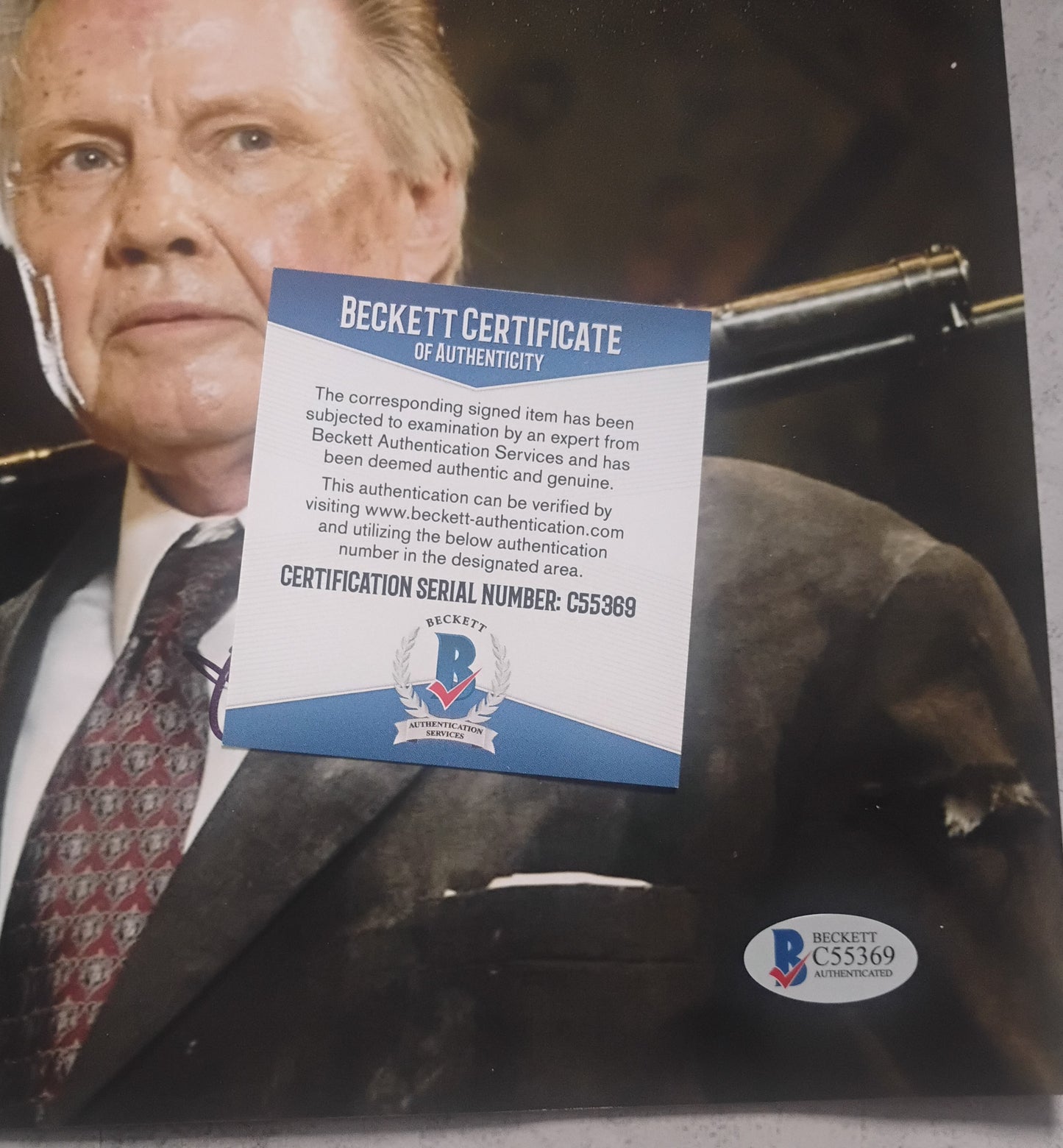 Jon Voight Hand Signed Autograph 8x10 Photo BAS COA