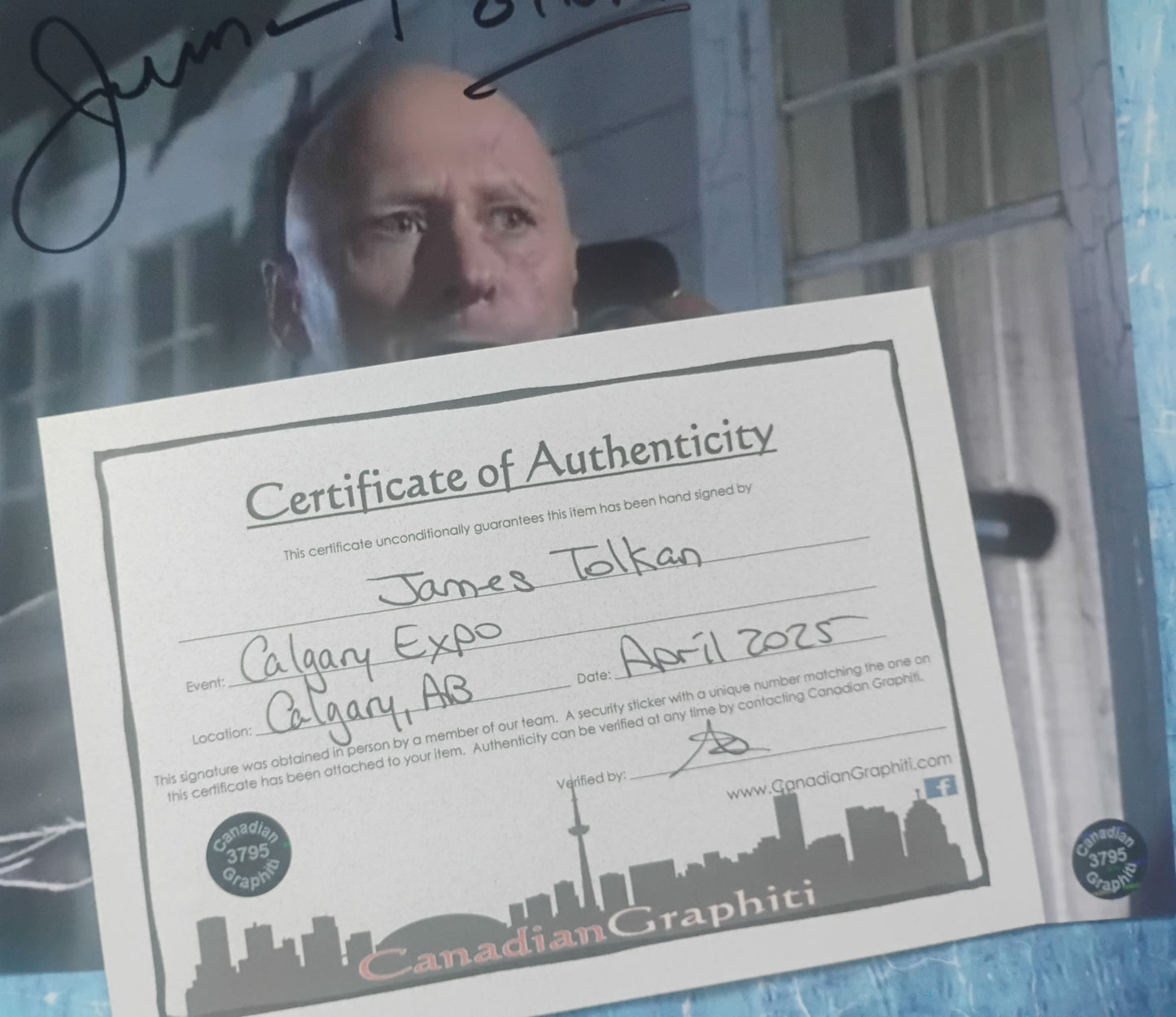 James Tolkan Hand Signed Autograph 8x10 Photo COA Back To The Future