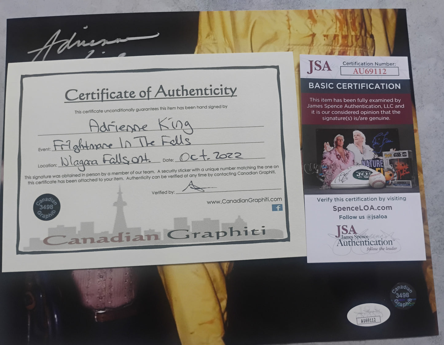 Adrienne King Hand Signed Autograph 8x10 Photo JSA COA Friday The 13th