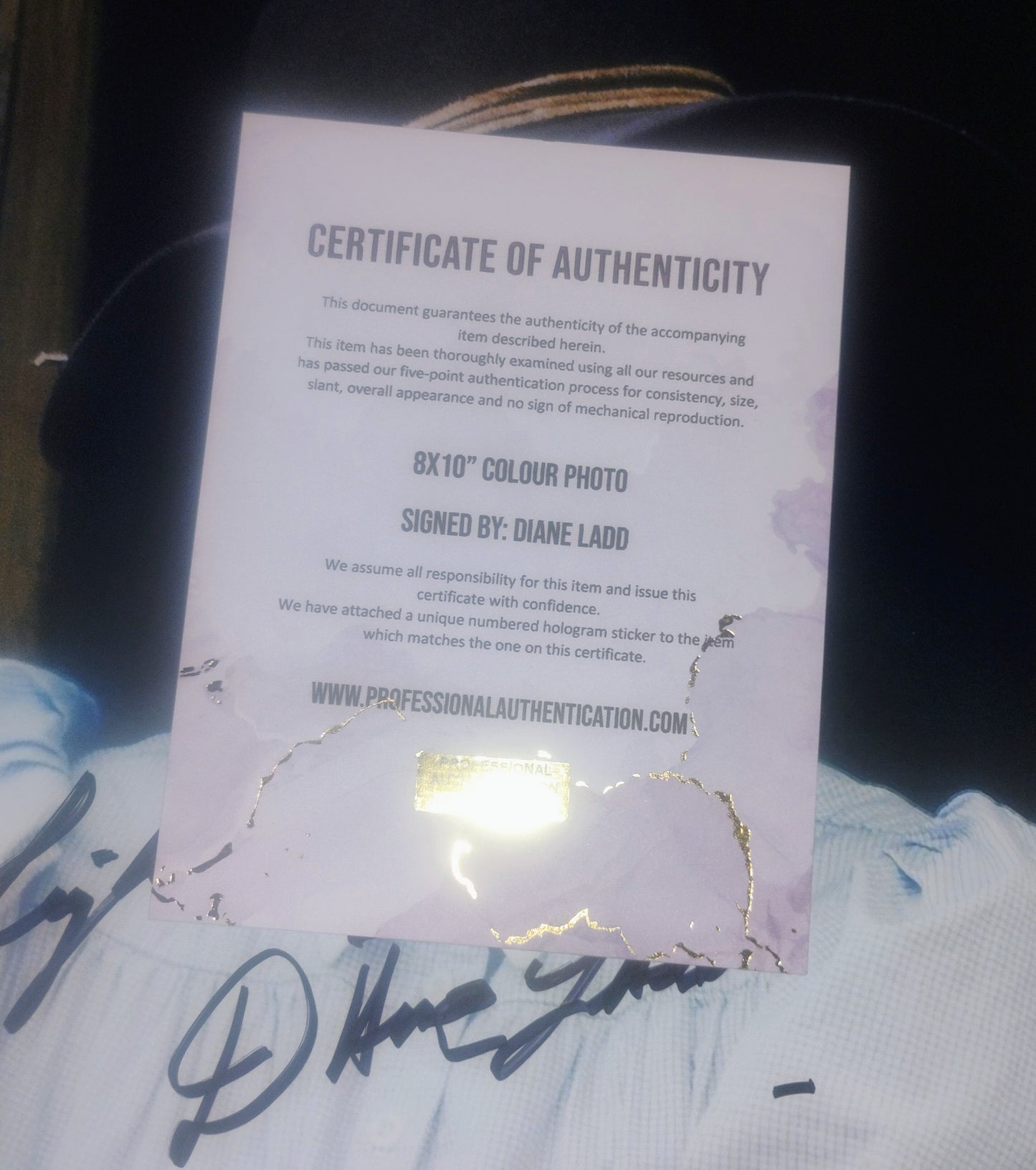 Diane Ladd Hand Signed Autograph 8x10 Photo COA Dr. Quinn Medicine Woman