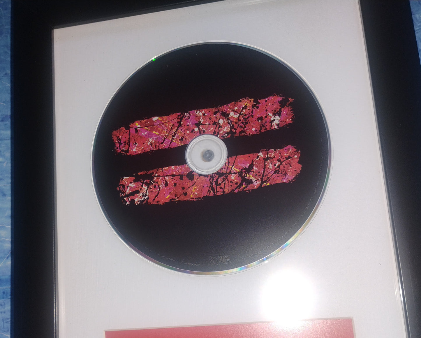 Ed Sheeran Hand Signed Autograph Equals CD Framed BAS COA