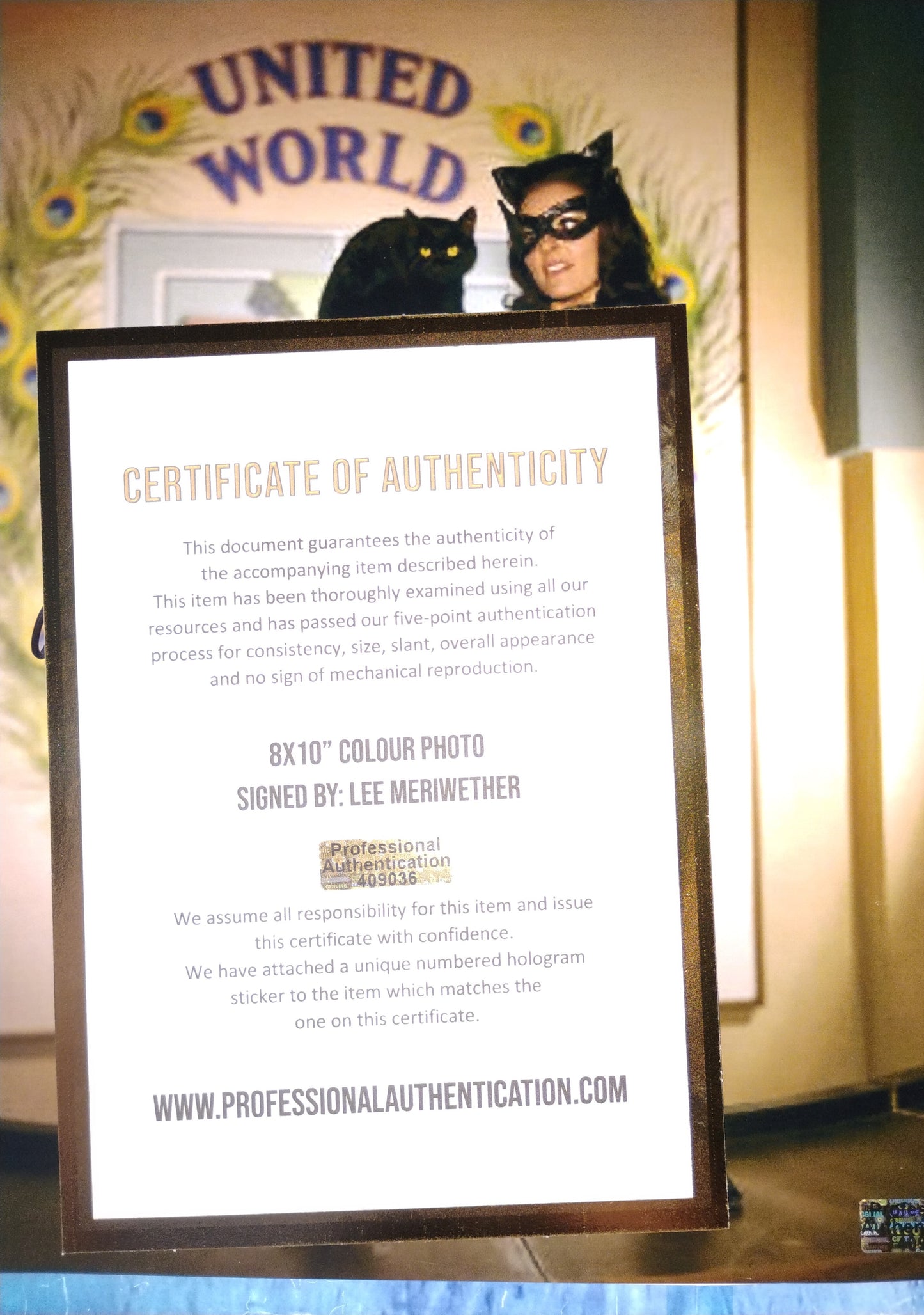 Lee Meriwether Hand Signed Autograph 8x10 Photo COA Catwoman
