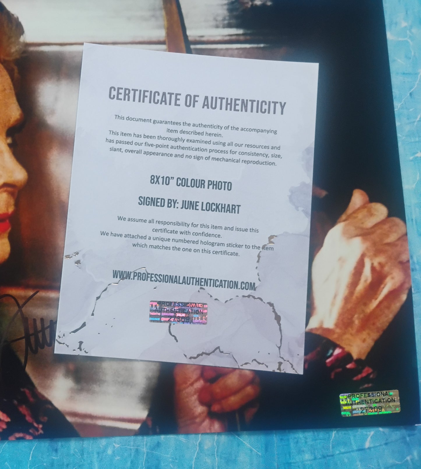June Lockhart Hand Signed Autograph 8x10 Photo COA Troll