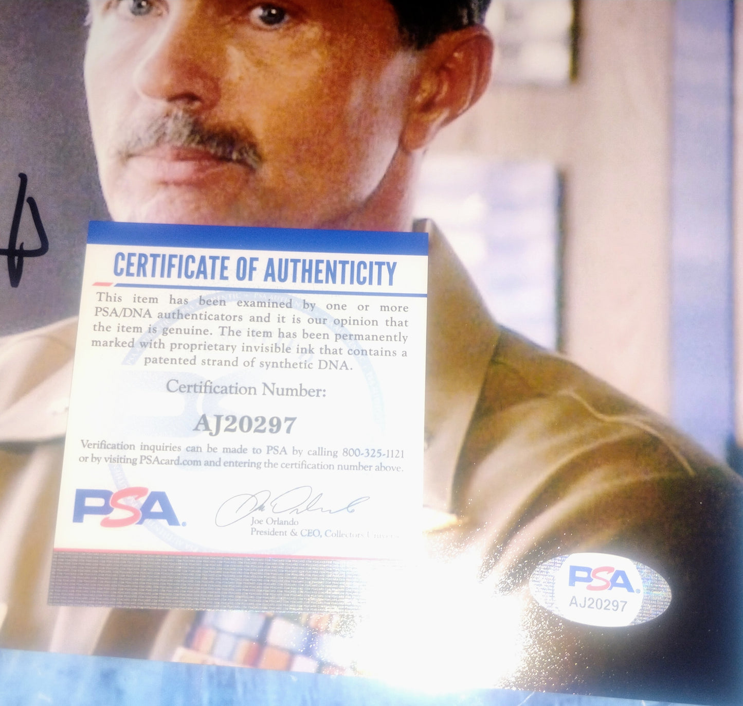 Tom Skerritt Hand Signed Autograph 8x10 Photo PSA COA Top Gun