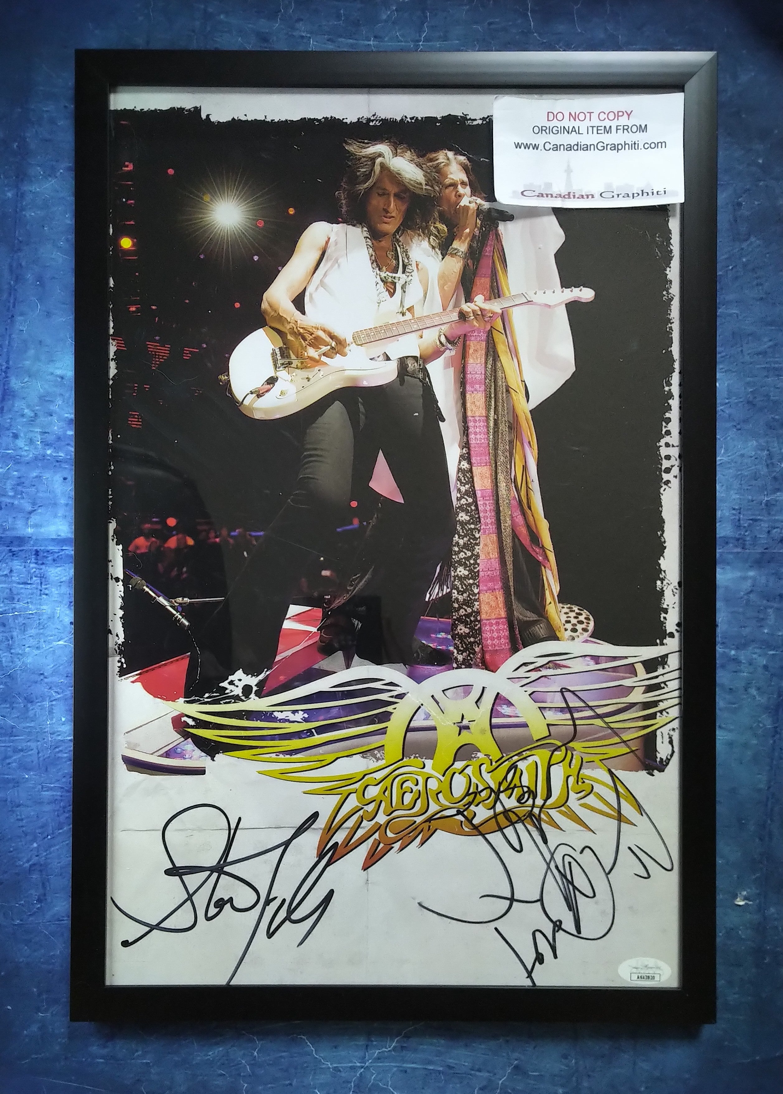 Aerosmith エアロスミス Joe Perry 直筆サイン本 エアロスミス