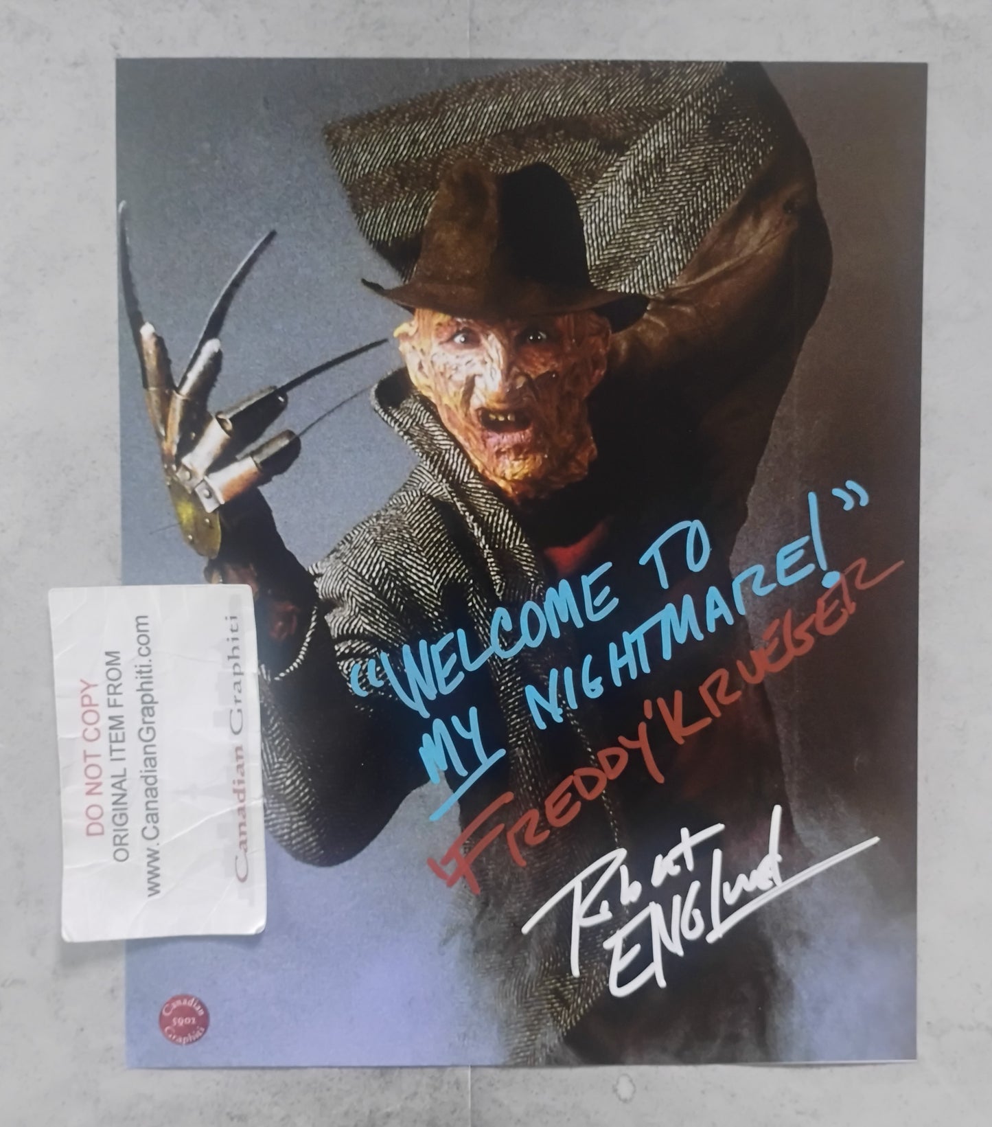 Robert Englund Hand Signed Autograph 8x10 Photo COA Nightmare On Elm Street