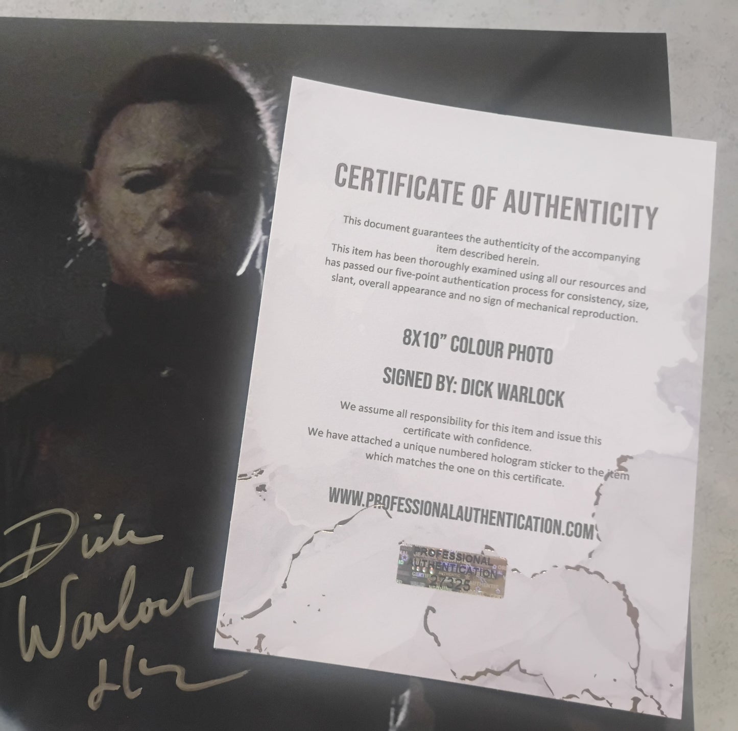 Dick Warlock Hand Signed Autograph 8x10 Photo COA Halloween