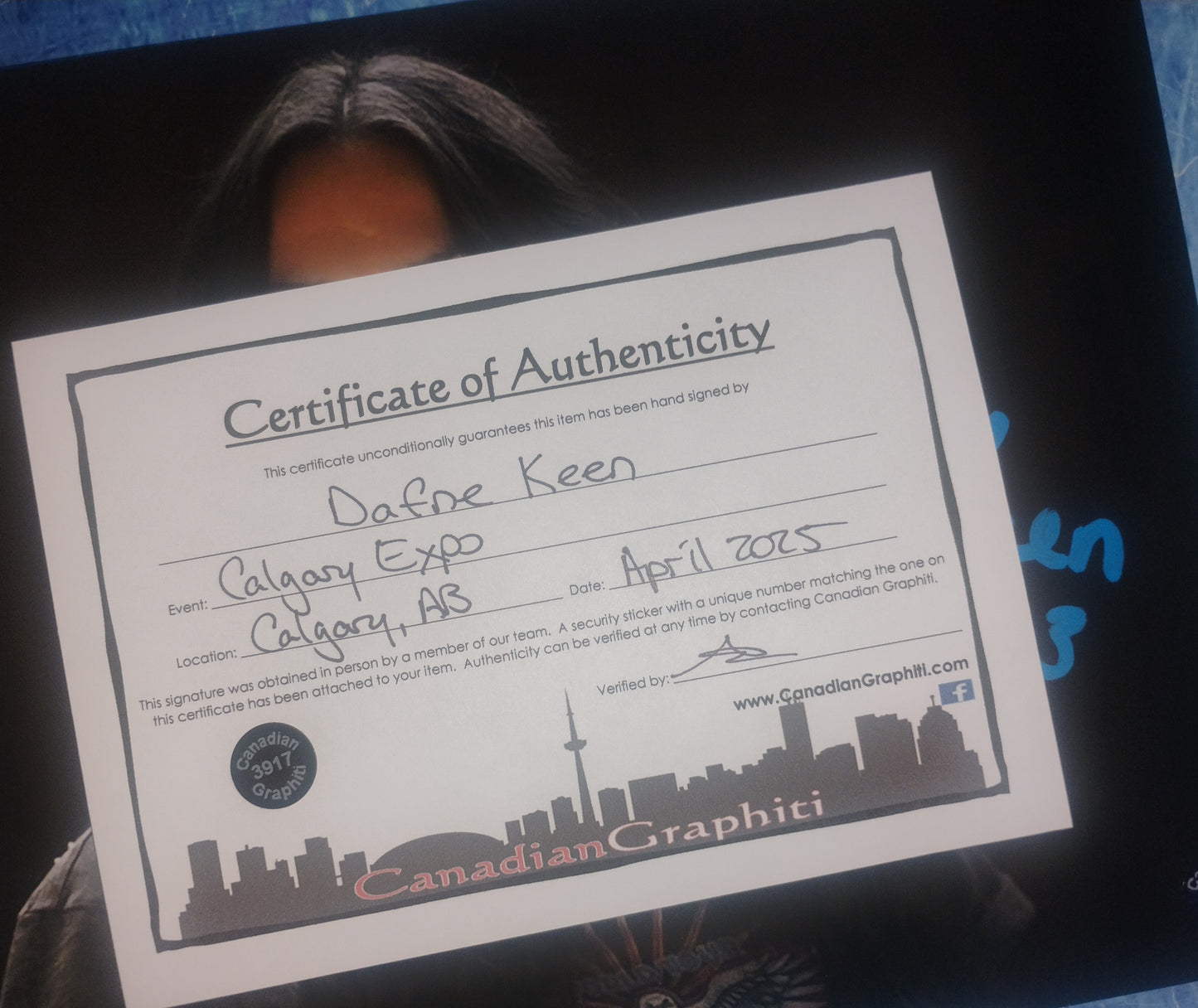 Dafne Keen Hand Signed Autograph 8x10 Photo COA
