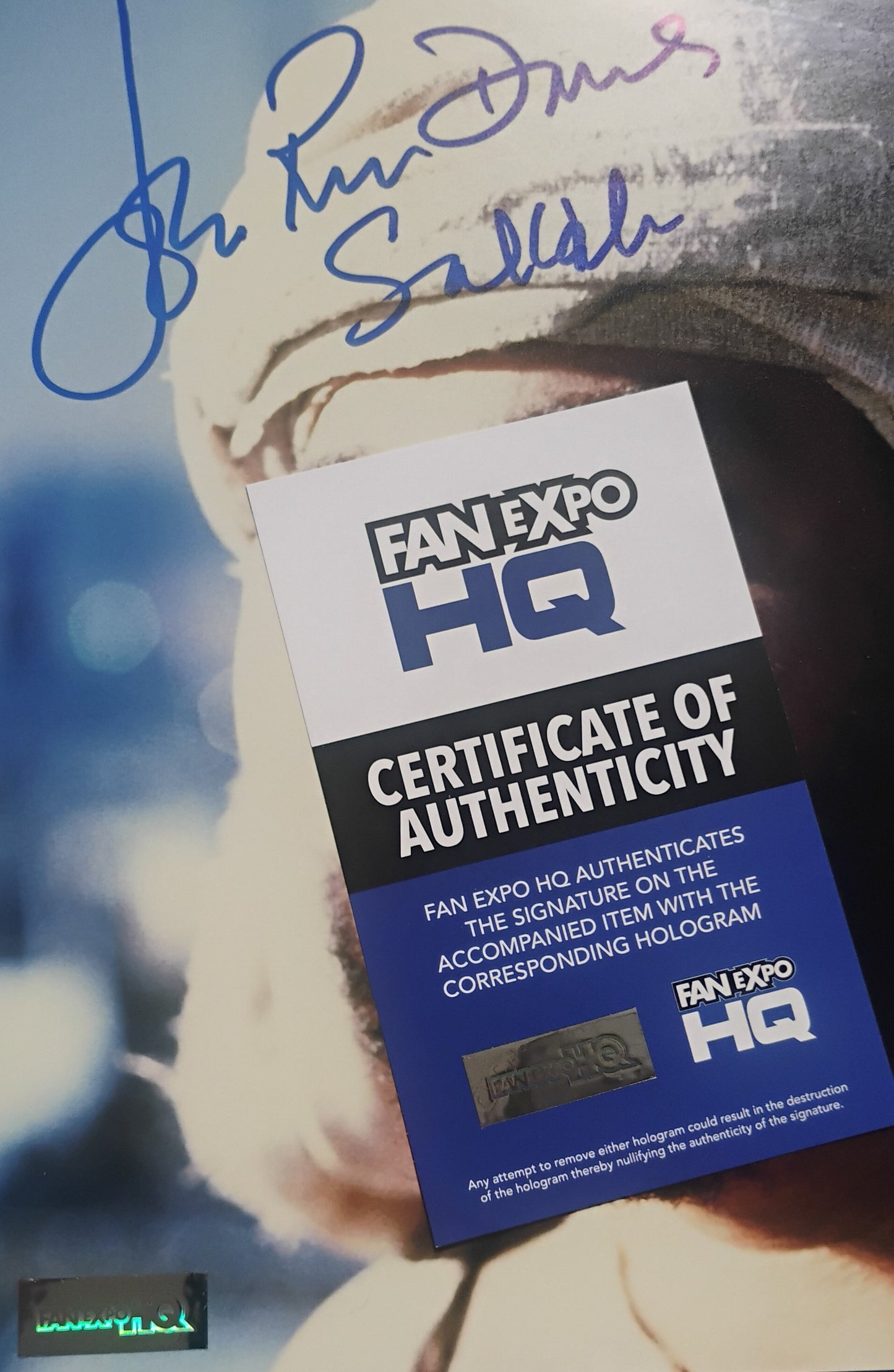 John Rhys-Davies Hand Signed Autograph 8x10 Photo COA Indiana Jones