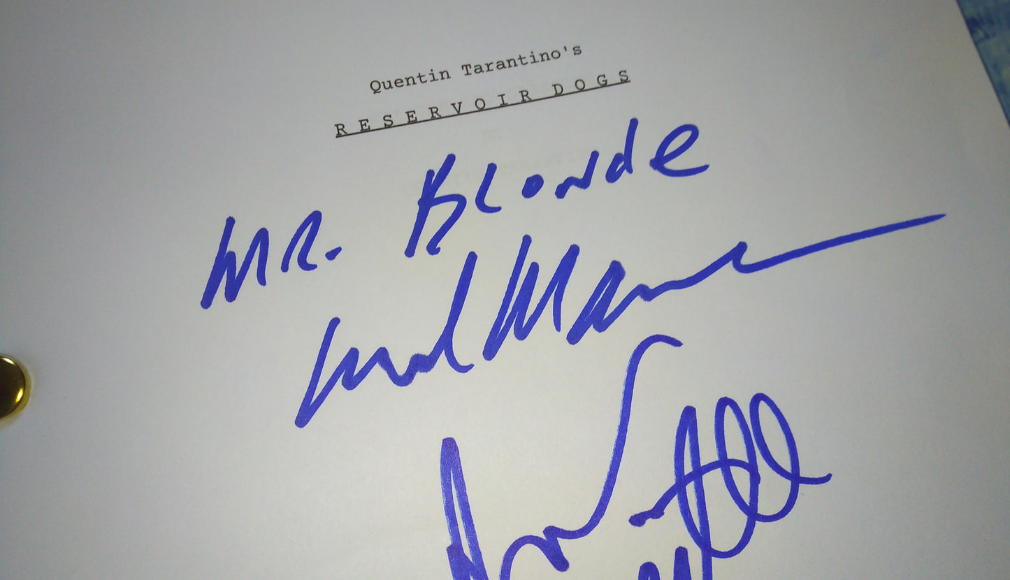 Harvey Keitel & Michael Madsen Hand Signed Autograph Reservoir Dogs Script COA