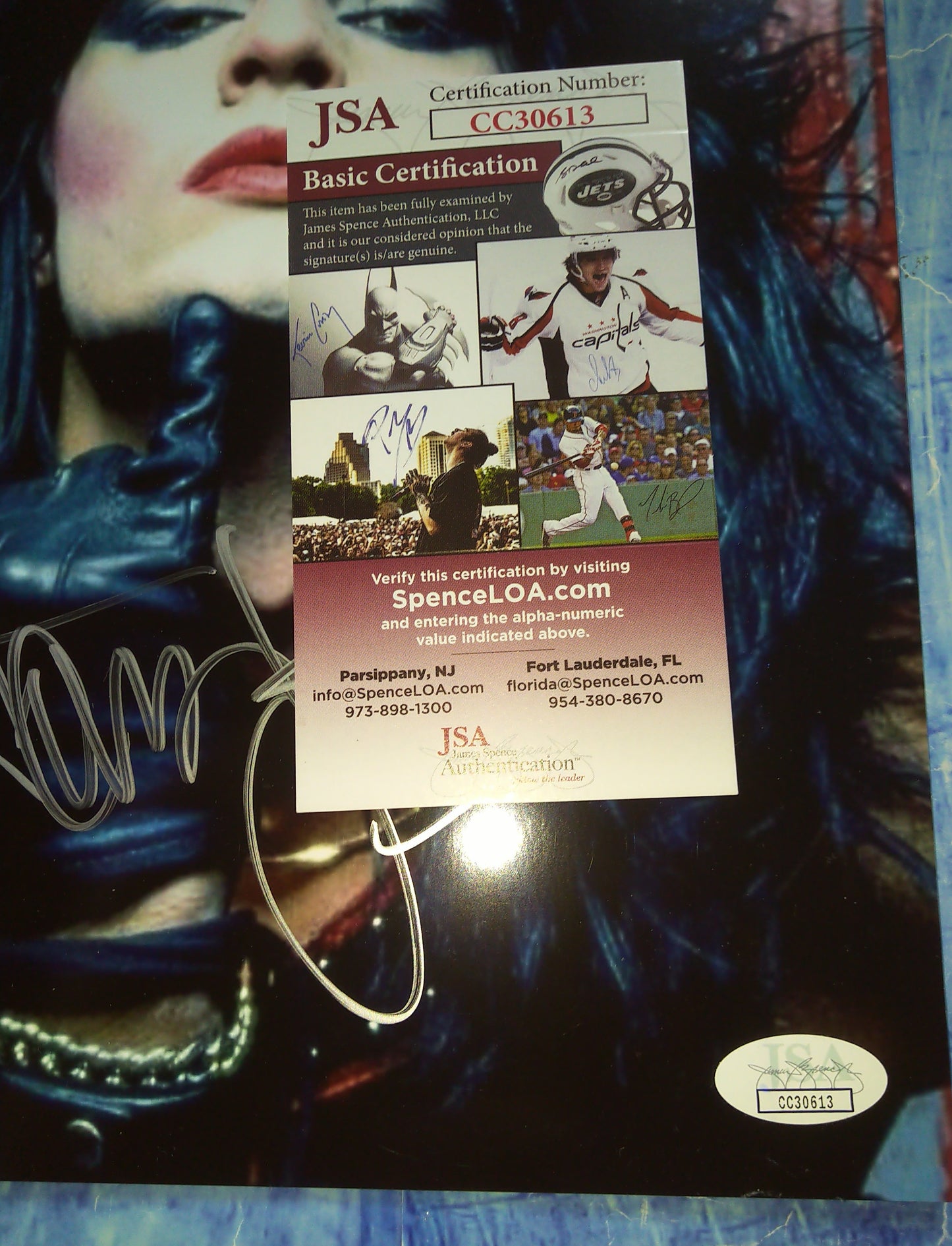 Tommy Lee Hand Signed Autograph 8x10 Photo JSA COA Motley Crue