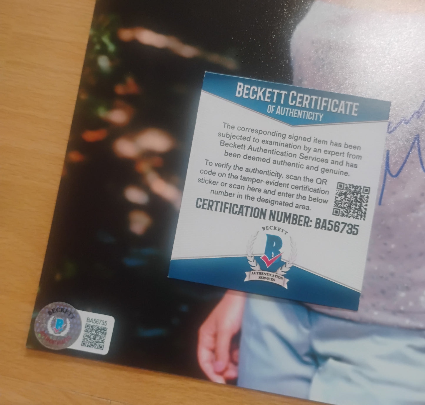 Sarah Michelle Gellar Hand Signed Autograph 8x10 Photo BAS COA