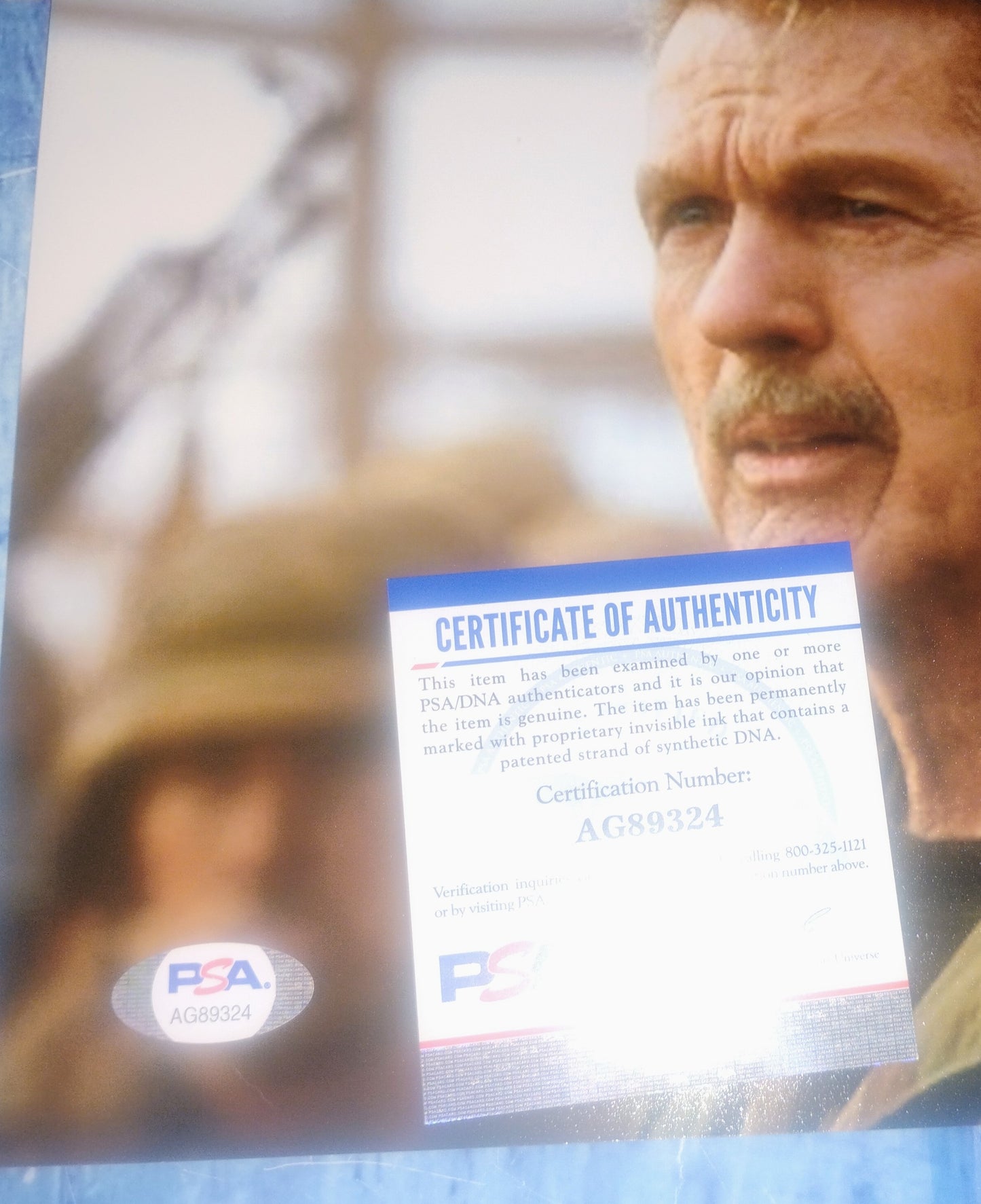 Tom Skerritt Hand Signed Autograph 8x10 Photo PSA COA Top Gun