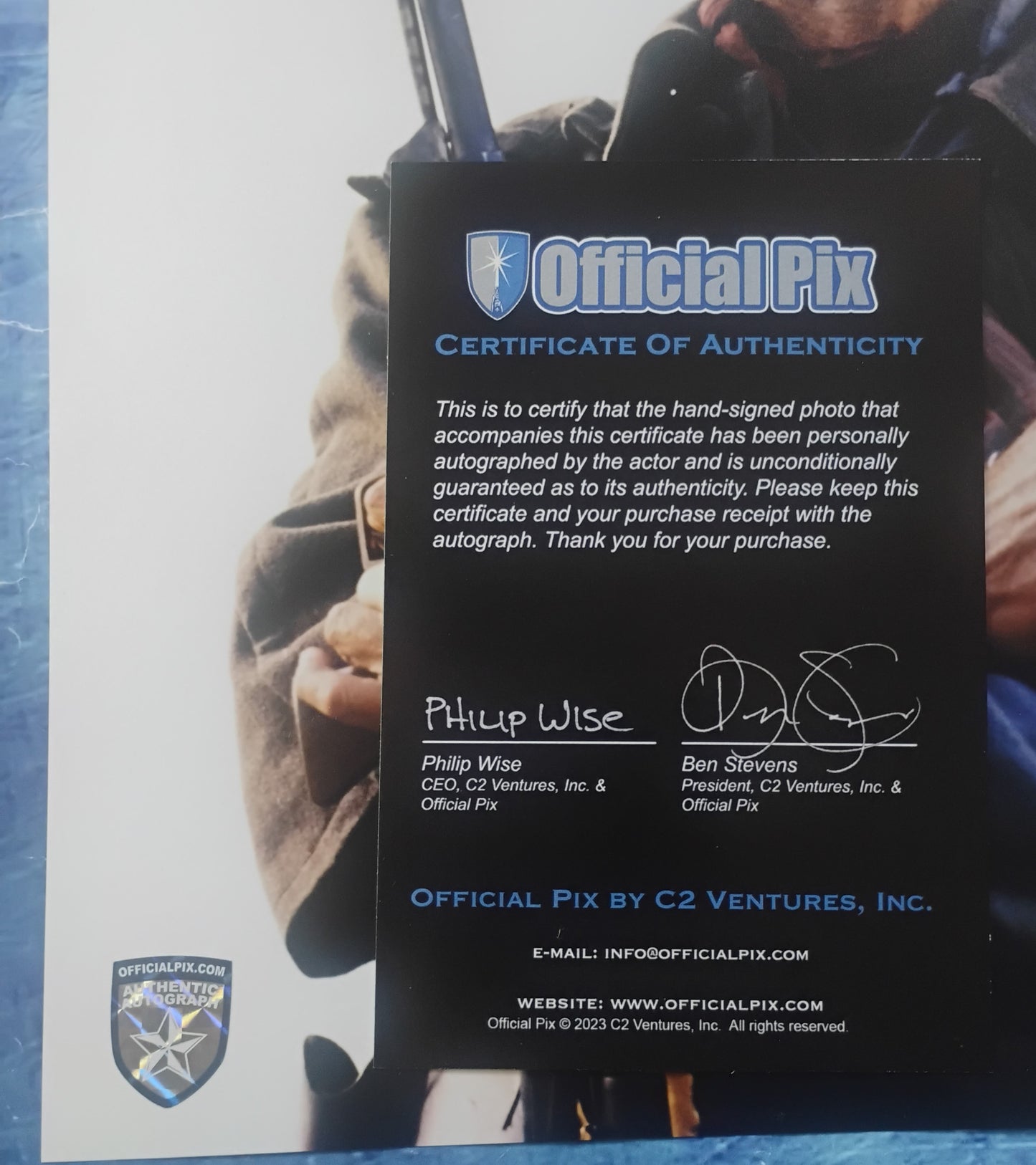 Clint Eastwood Hand Signed Autograph 11x14 Photo OPix COA