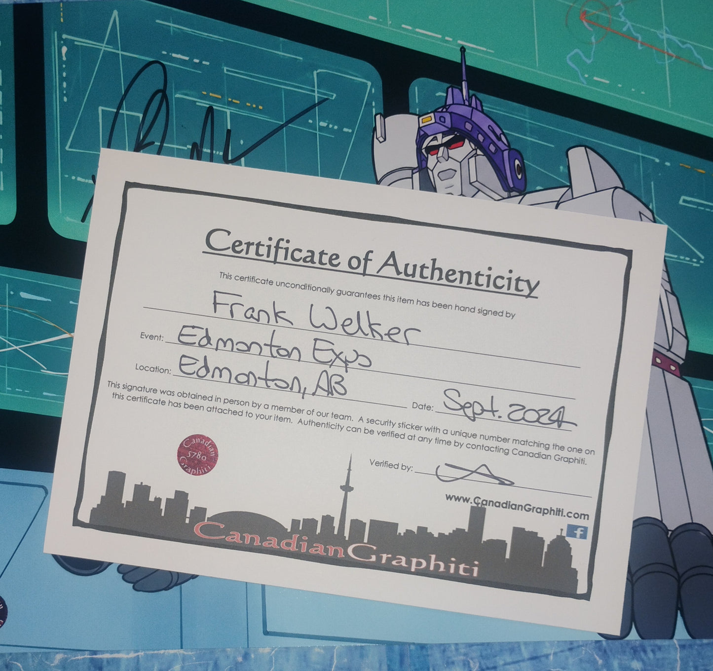 Frank Welker Hand Signed Autograph 8x10 Photo COA Megatron