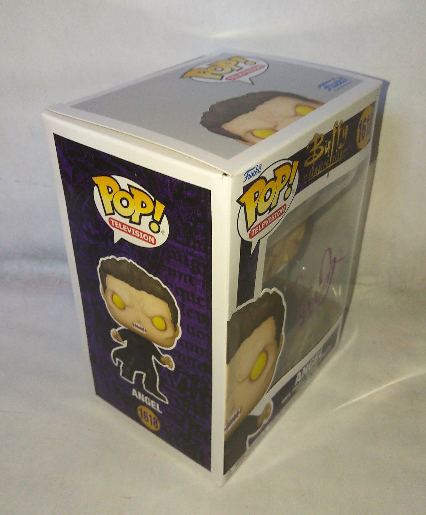 David Boreanaz Hand Signed Autograph Angel Funko Pop COA + OPix Buffy The Vampire Slayer