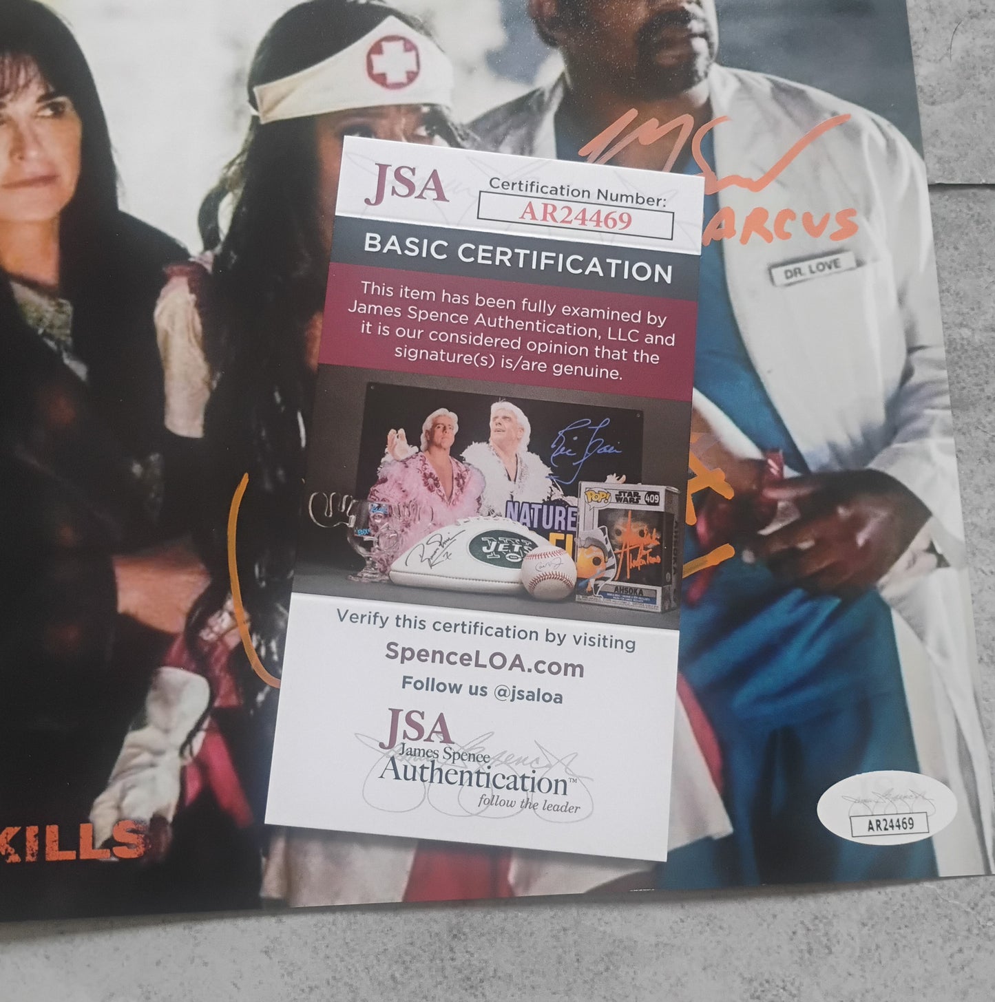 Halloween Cast Hand Signed 8x10 Photo JSA COA Nancy Stephens, Carmela McNeal & Michael Smallwood