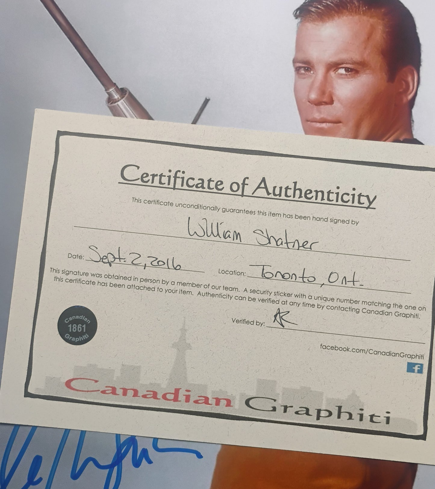 William Shatner Hand Signed Autograph 8x10 Photo COA Star Trek