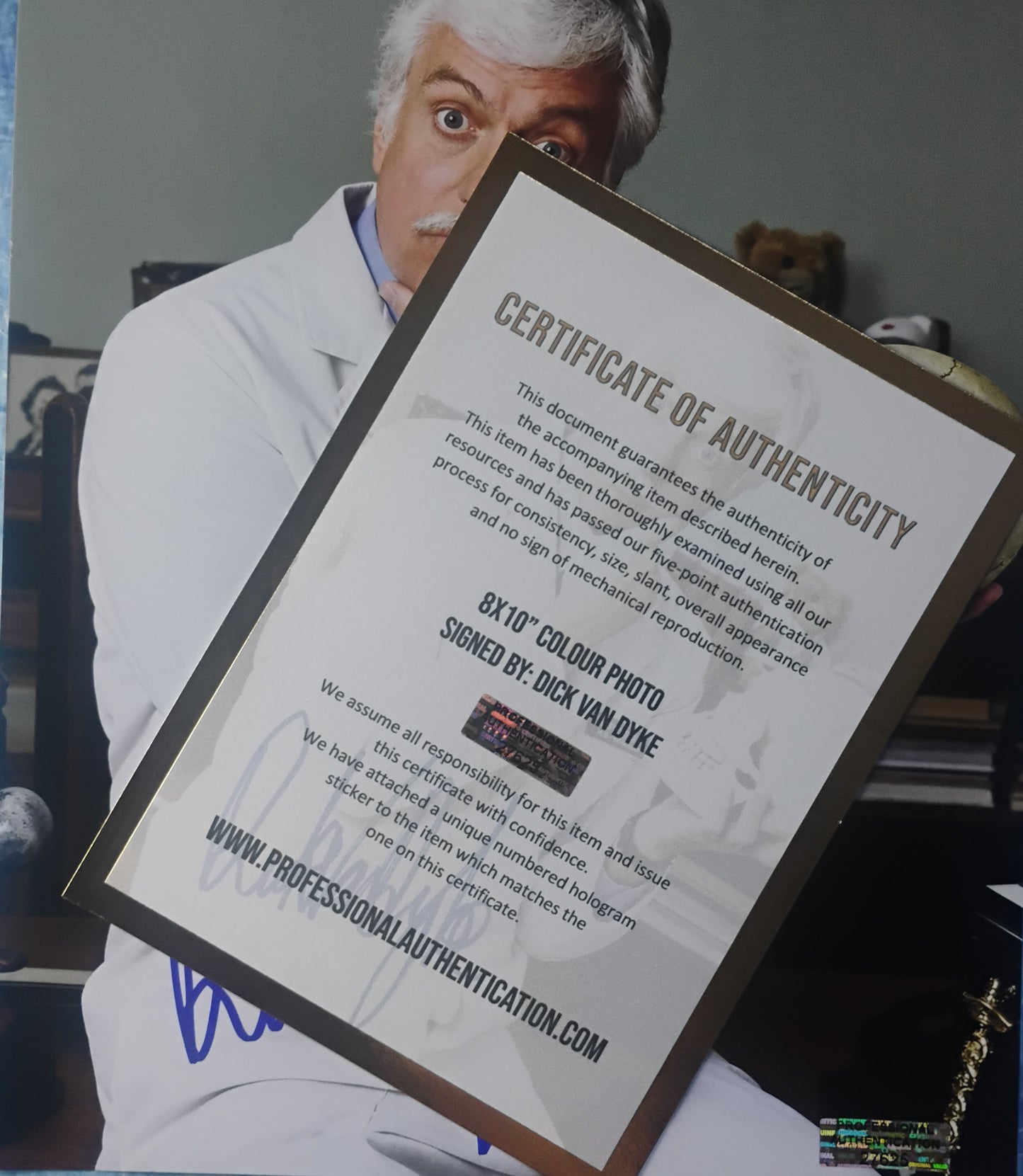 Dick Van Dyke Hand Signed Autograph 8x10 Photo COA Diagnosis Murder